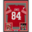 Framed Autographed/Signed Brent Jones 35x39 San Francisco Red Football Jersey Beckett BAS COA