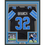 Framed Autographed/Signed Brian Branch 35x39 Detroit Black Football Jersey Beckett BAS COA
