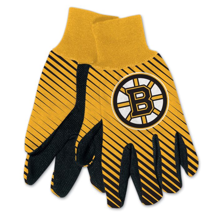Boston Bruins Adult Two-Tone Gloves - Sports Collectibles, Sports Memorabilia, Sports Fan Shop, Sports Gifts