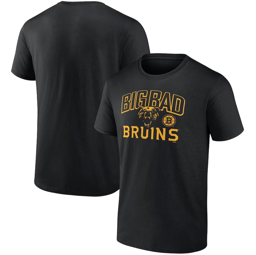 Boston Bruins Black Ice Cluster T-Shirt - Sports Collectibles, Sports Memorabilia, Sports Fan Shop, Sports Gifts