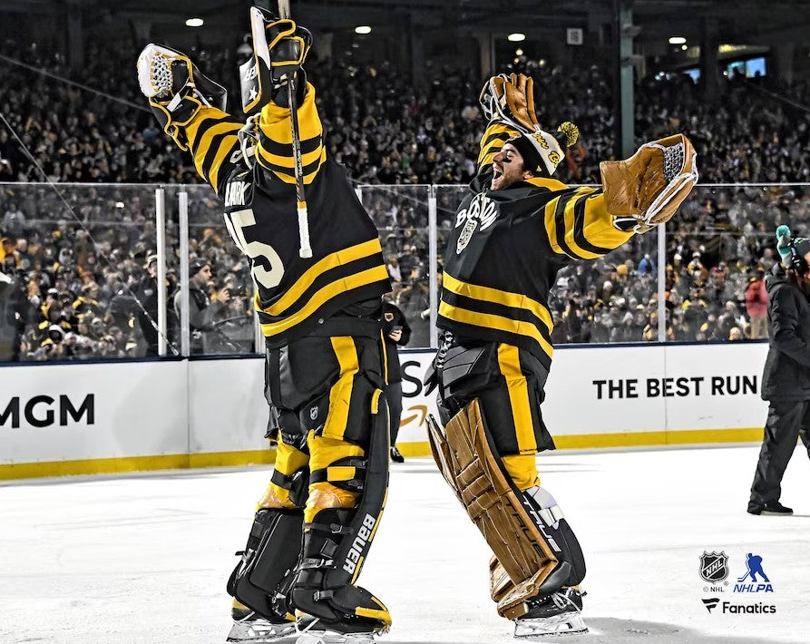 Linus Ullmark & Jeremy Swayman 2023 Winter Classic Boston Bruins 8" x 10" Hockey Photo - Sports Collectibles, Sports Memorabilia, Sports Fan Shop, Sports Gifts