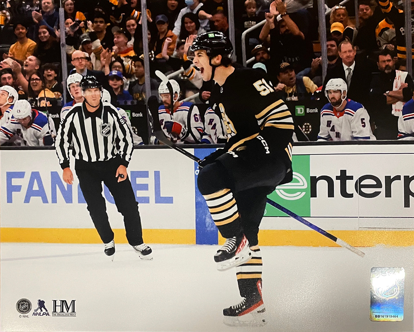 Matthew Poitras Celebration Boston Bruins 11" x 14" Hockey Photo - Sports Collectibles, Sports Memorabilia, Sports Fan Shop, Sports Gifts