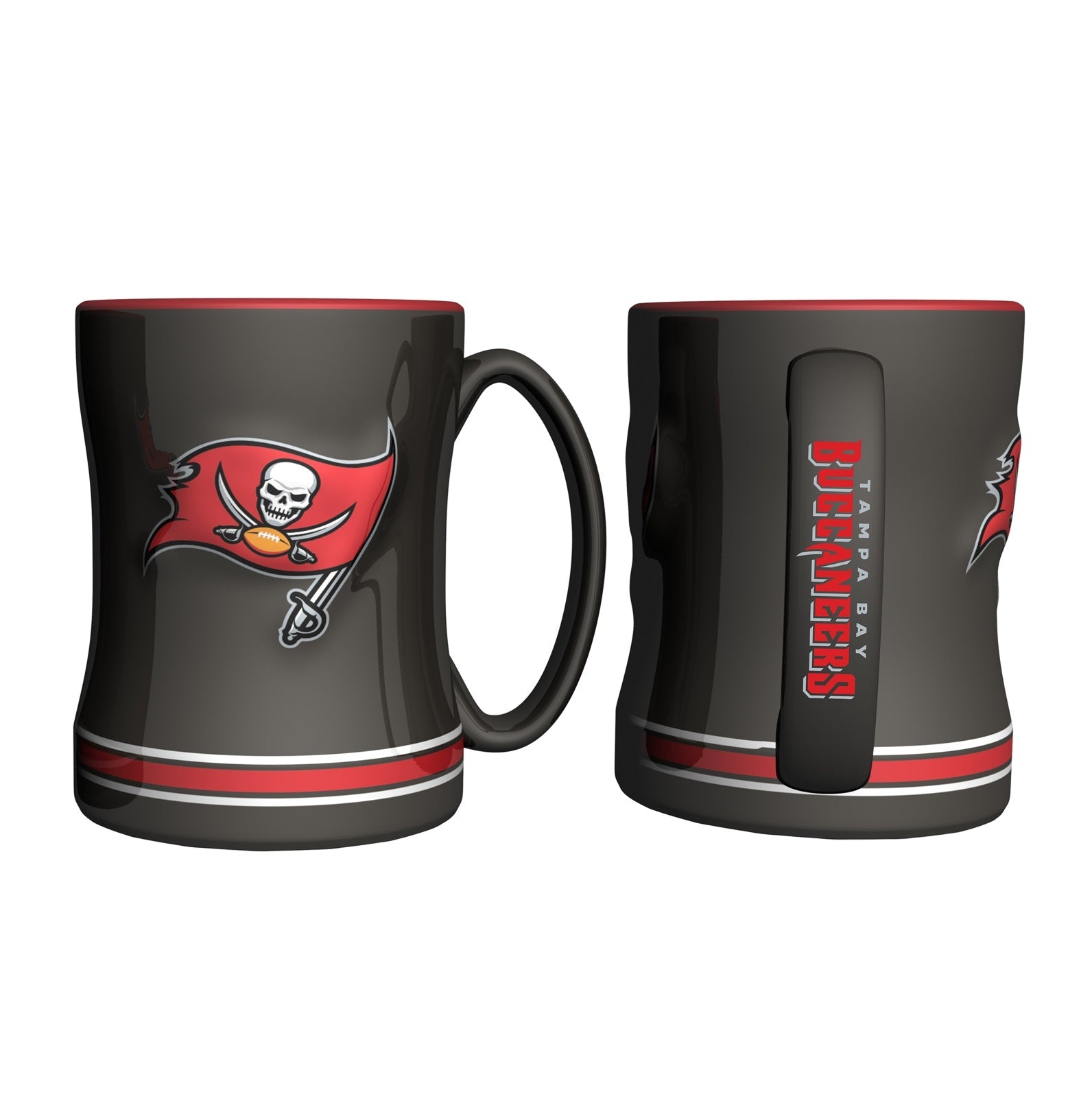 Tampa Bay Buccaneers Logo Relief Coffee Mug - Sports Collectibles, Sports Memorabilia, Sports Fan Shop, Sports Gifts
