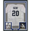 Framed Autographed/Signed Bucky Dent 35x39 New York Pinstripe Baseball Jersey Beckett BAS COA