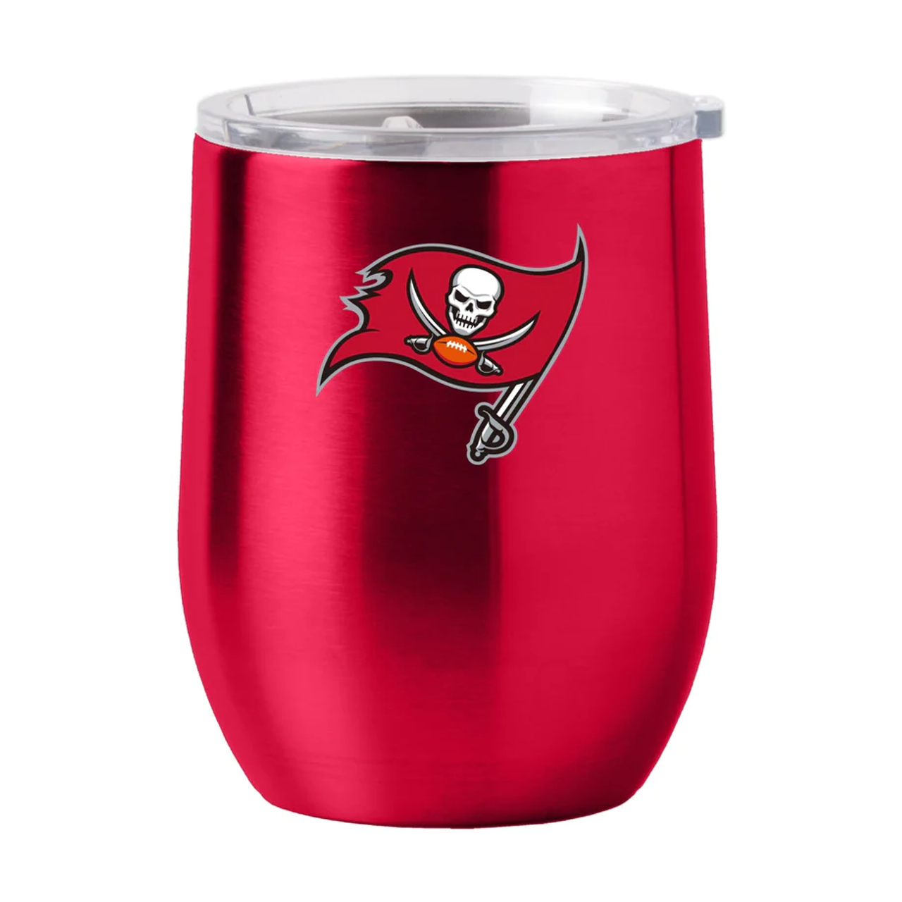 Tampa Bay Buccaneers Travel Tumbler 16oz Stainless Steel Curved - Sports Collectibles, Sports Memorabilia, Sports Fan Shop, Sports Gifts