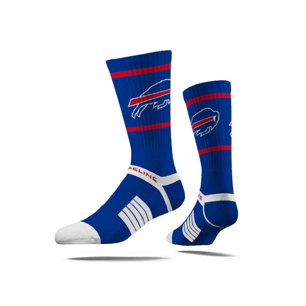 Buffalo Bills Premium Knit Crew Primary Logo Team Color Socks - Sports Gifts, Sports Memorabilia, Sports Collectibles, Fan Shop