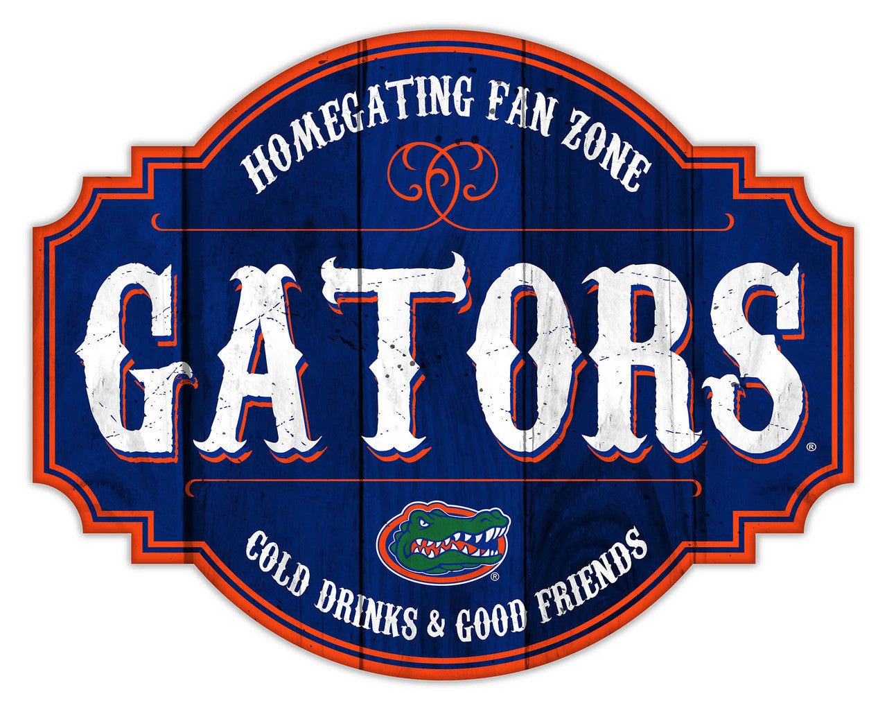 Florida Gators Sign Wood 12 Inch Homegating Tavern - Sports Collectibles, Sports Memorabilia, Sports Fan Shop, Sports Gifts