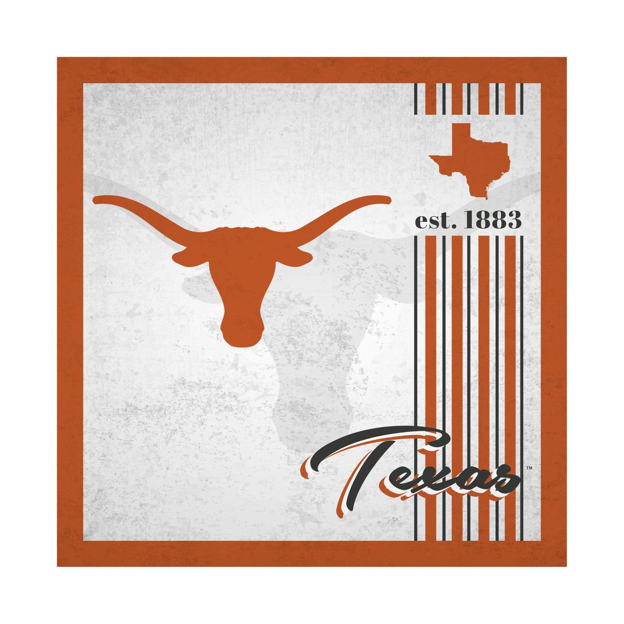 Texas Longhorns Sign Wood 10x10 Album Design - Sports Collectibles, Sports Memorabilia, Sports Fan Shop, Sports Gifts