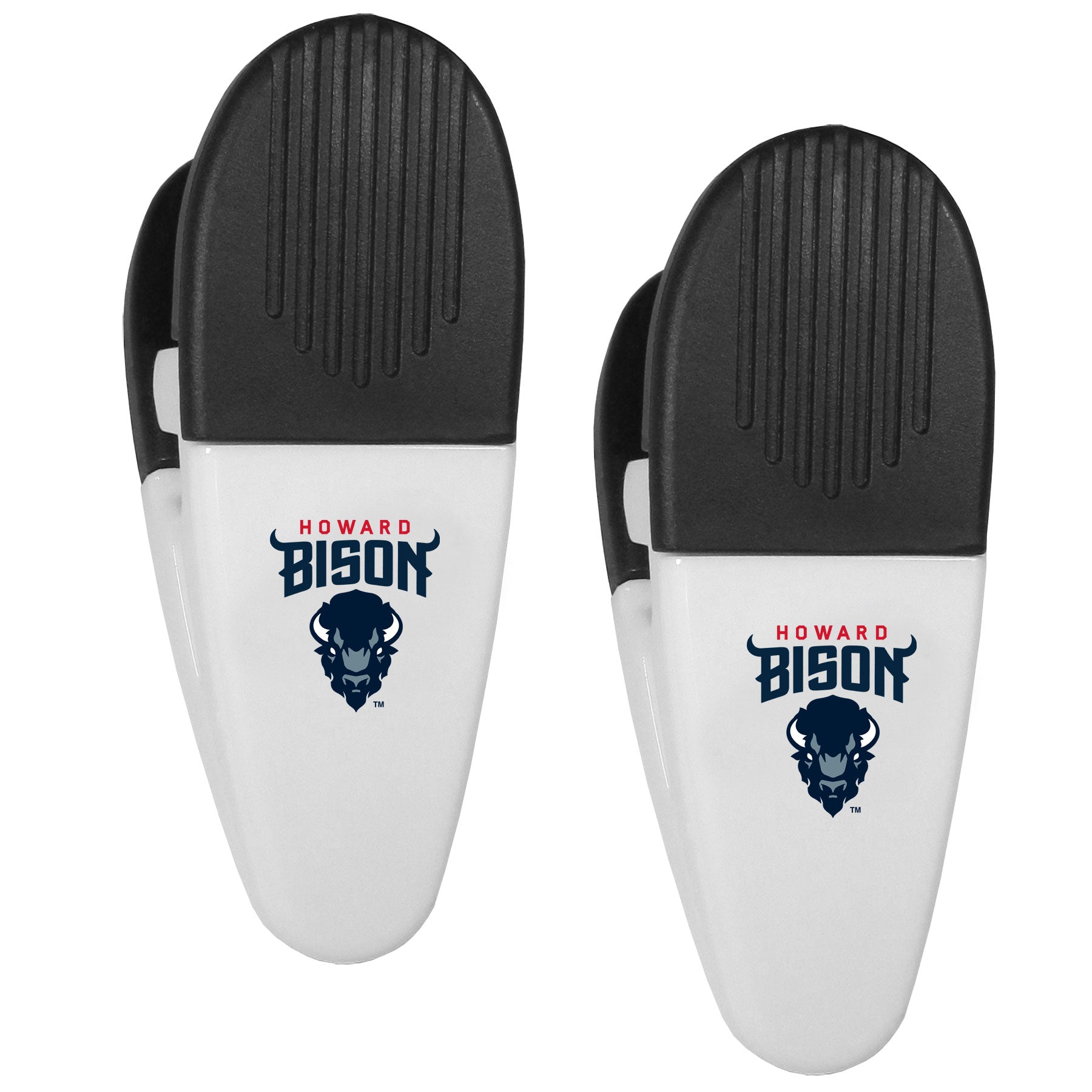 Howard University Bison Mini Chip Clip Magnets, 2 pk