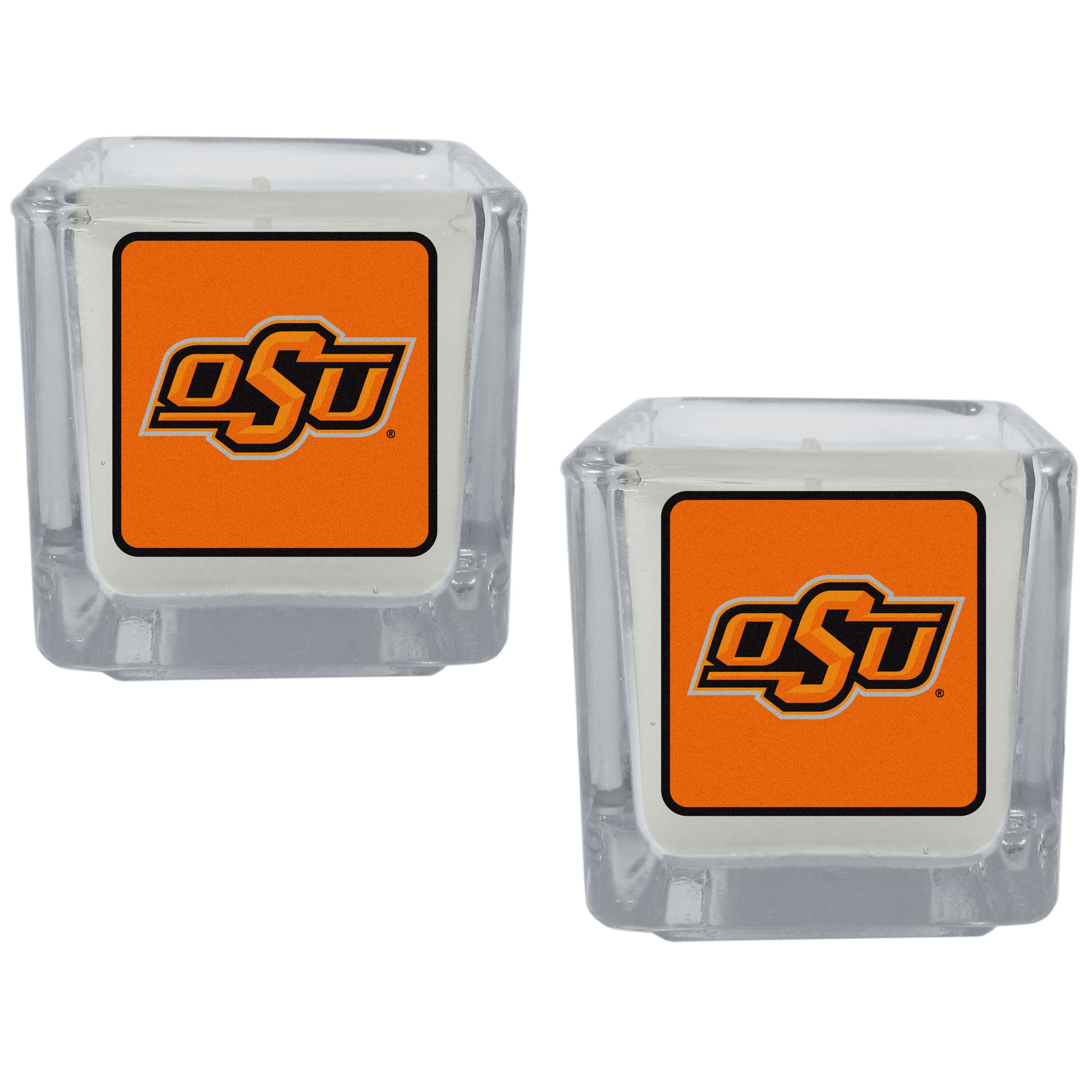 Oklahoma St. Cowboys Graphics Candle Set
