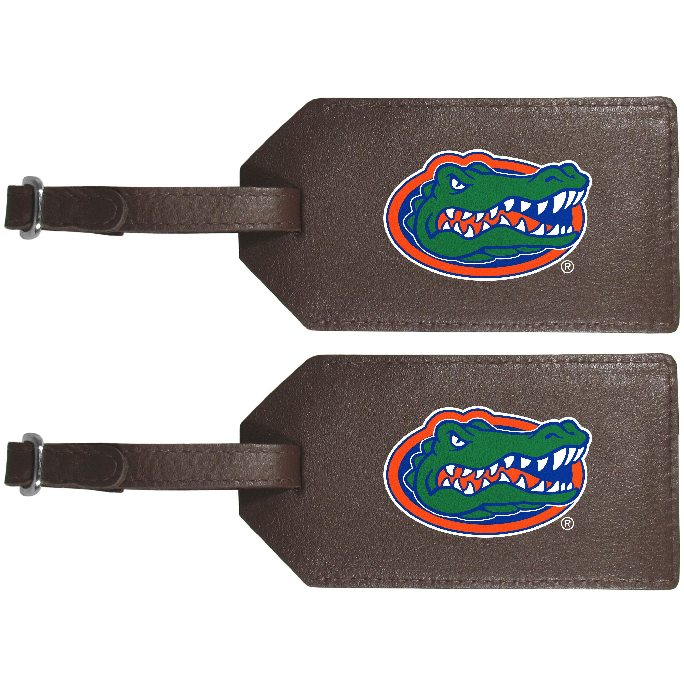 Florida Gators Leather Luggage Strap, 2pk