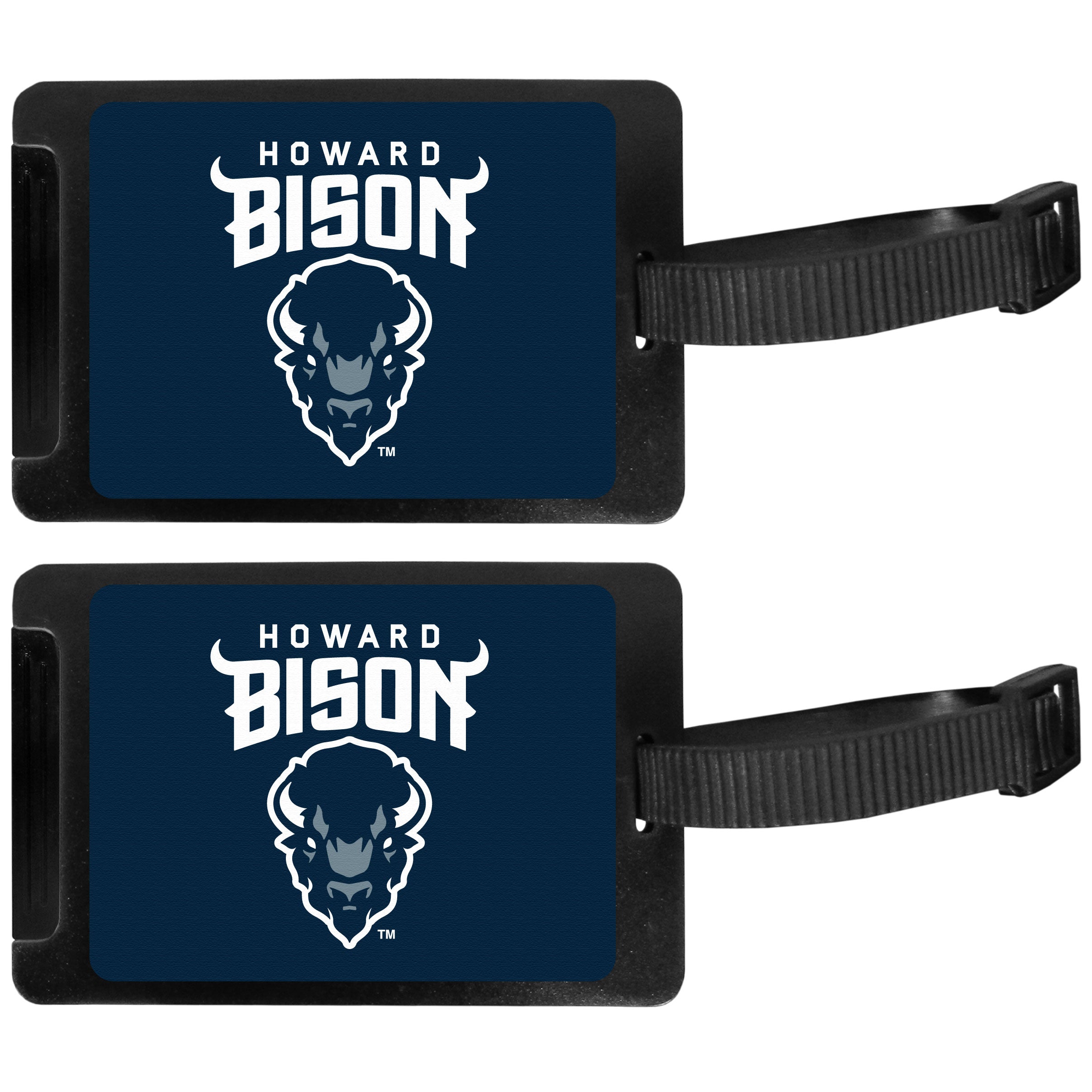 Howard University Bison Luggage Tag, 2 pk