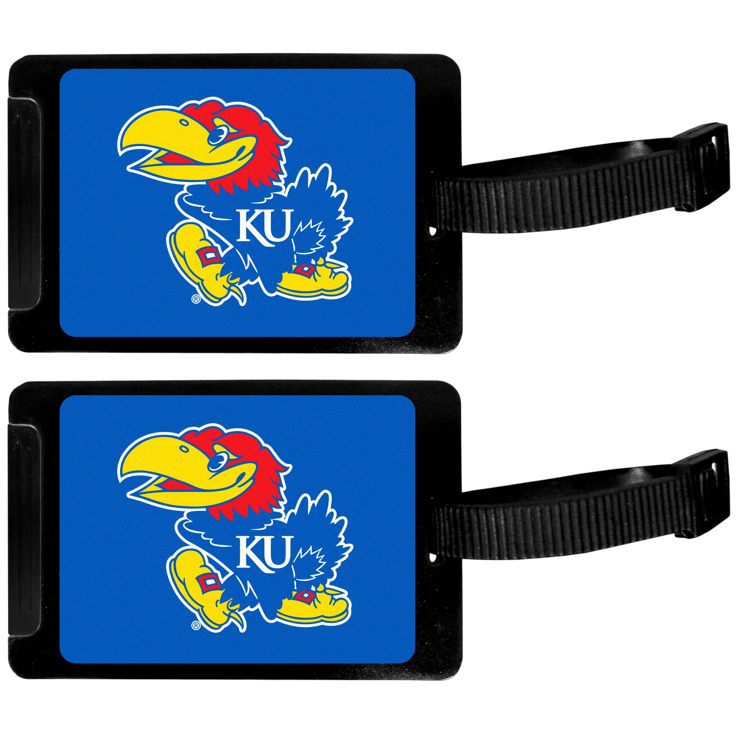 Kansas Jayhawks Luggage Tag, 2 pk