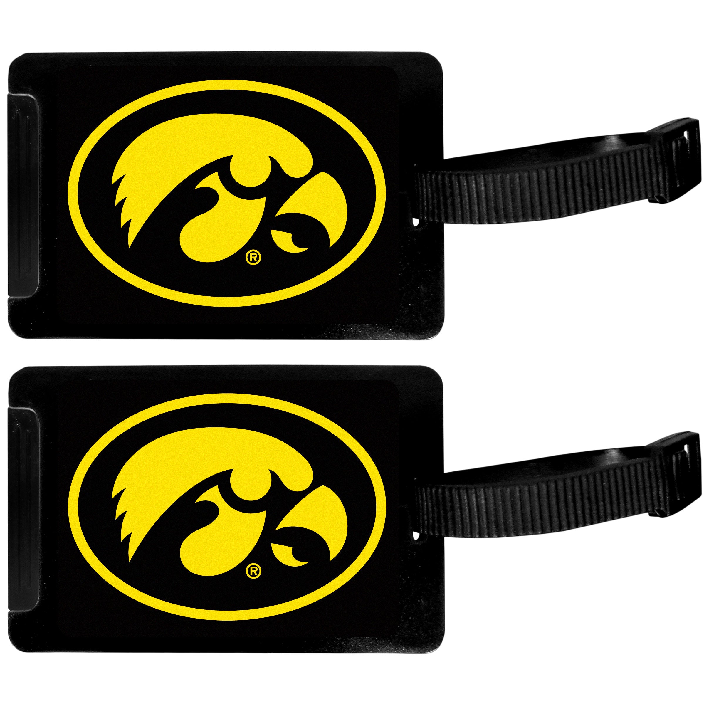 Iowa Hawkeyes Luggage Tag, 2 pk