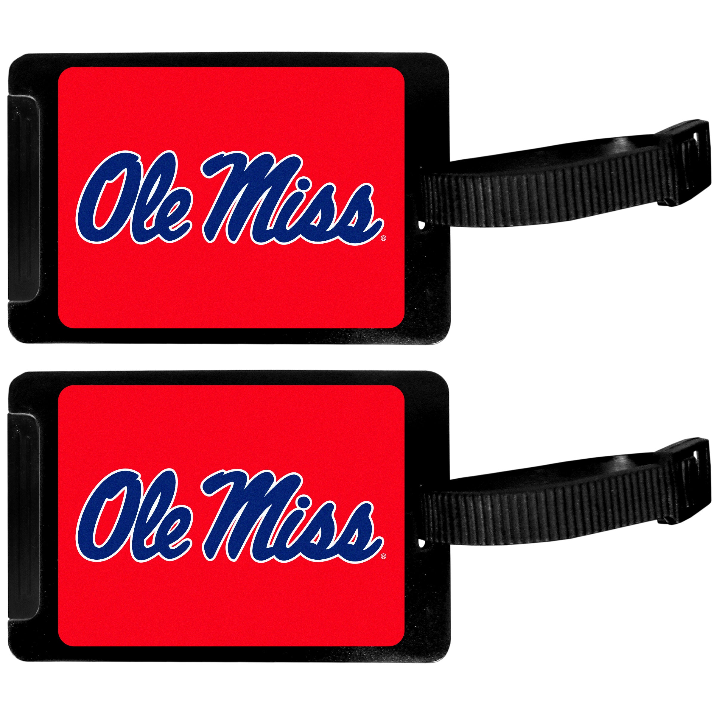 Mississippi Rebels Luggage Tag, 2 pk