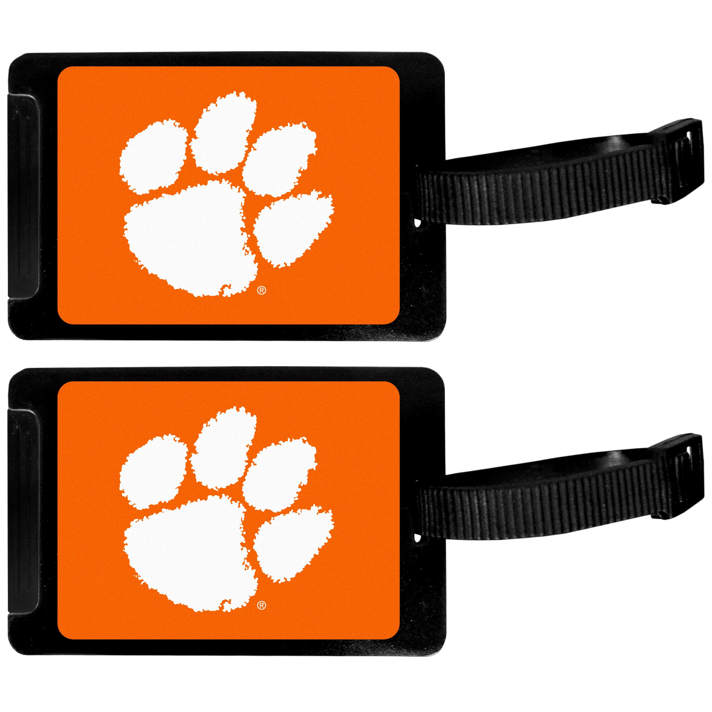 Clemson Tigers Luggage Tag, 2 pk
