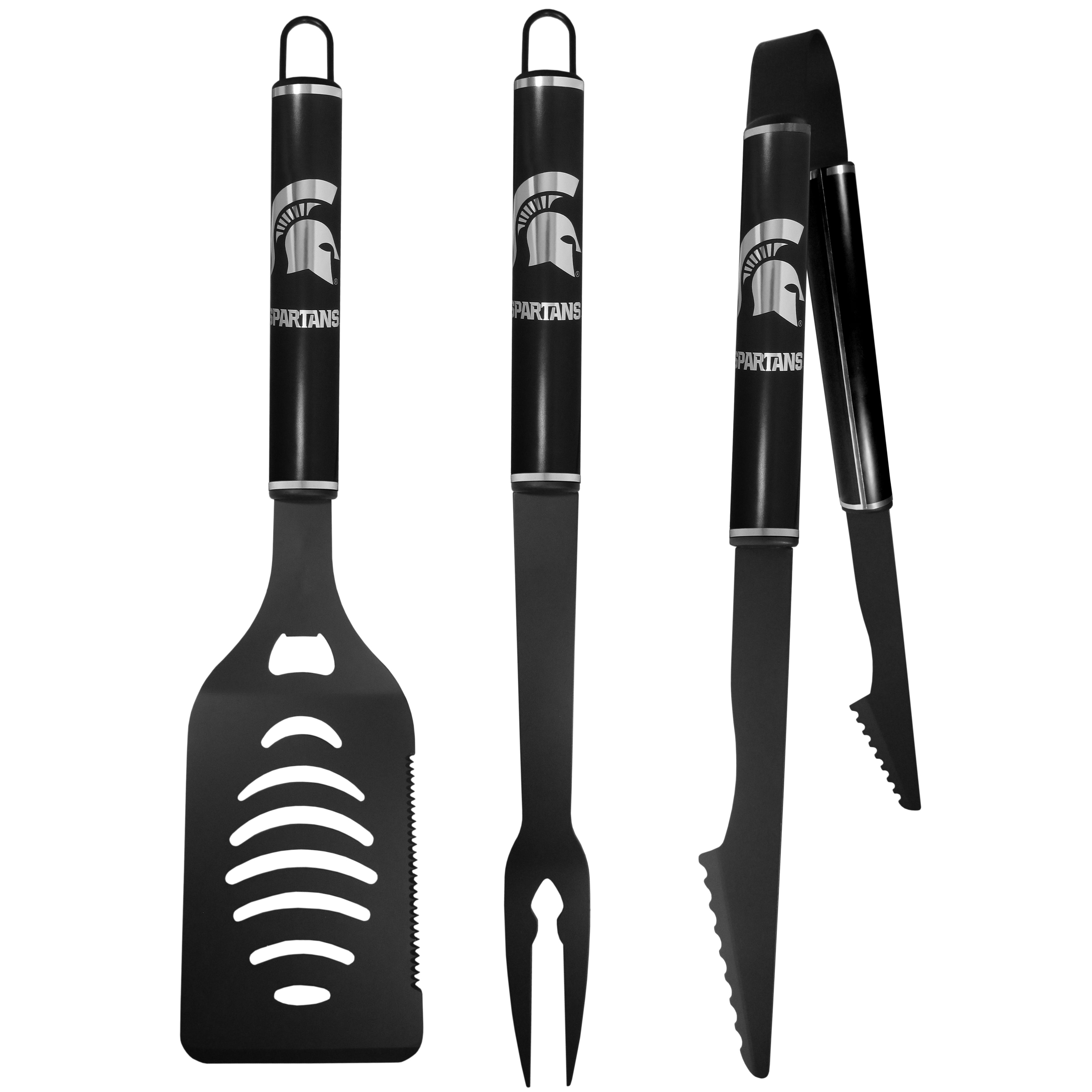 Michigan St. Spartans 3 pc Monochromatic BBQ Set