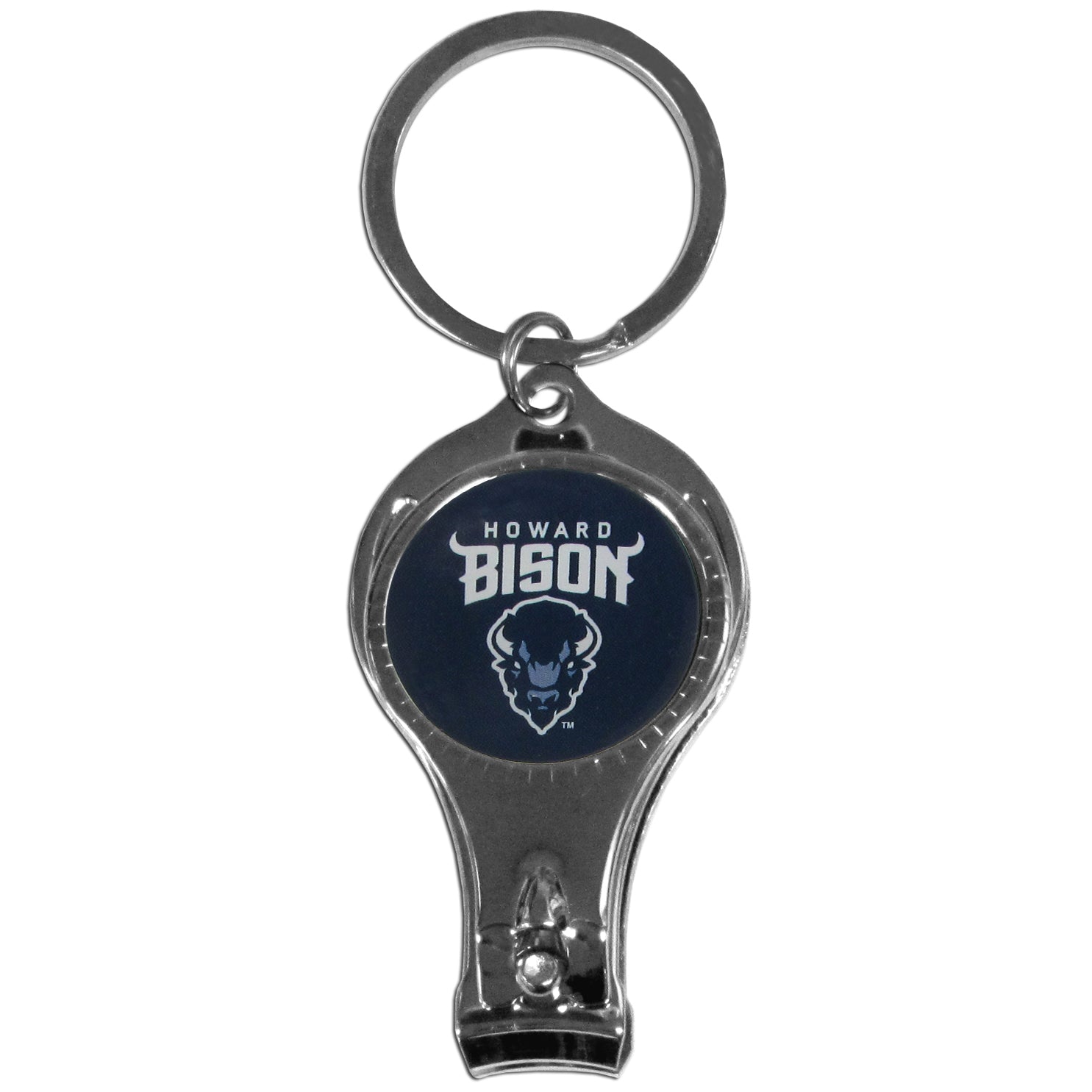 Howard University Bison Nail Care/Bottle Opener Key Chain