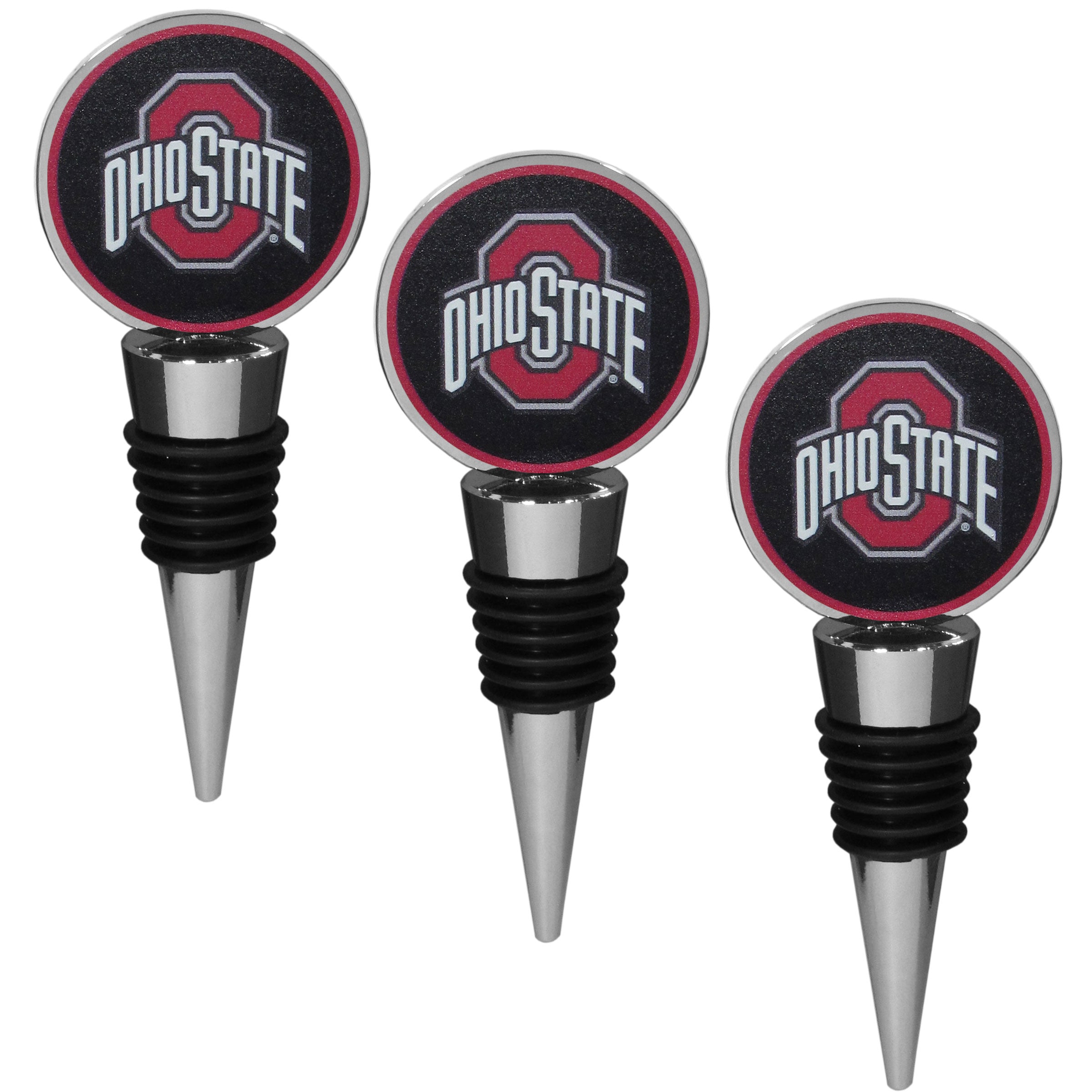 Ohio St. Buckeyes Logo Wine Stopper
