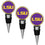 LSU Tigers Logo Wine Stopper