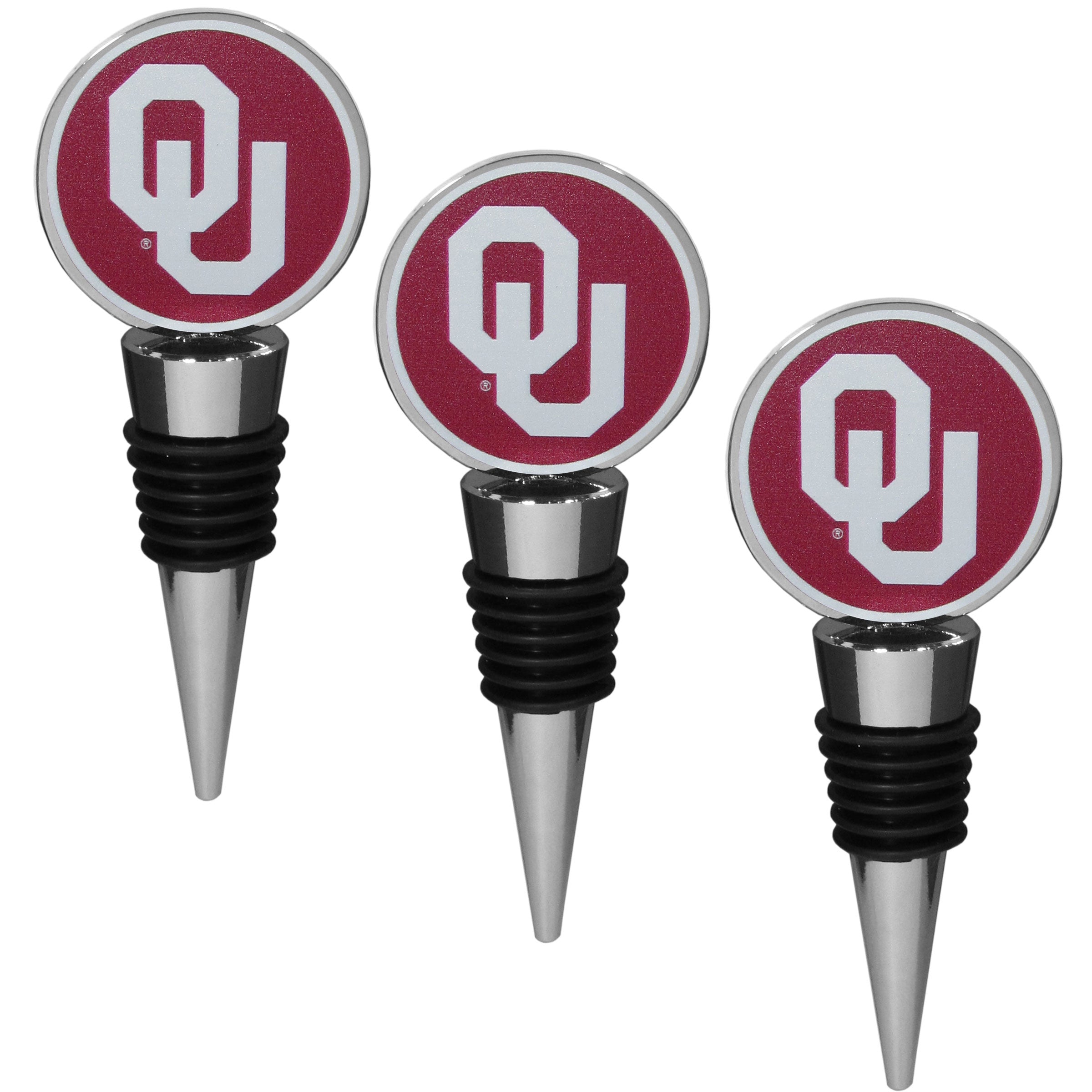Oklahoma Sooners Logo Wine Stopper
