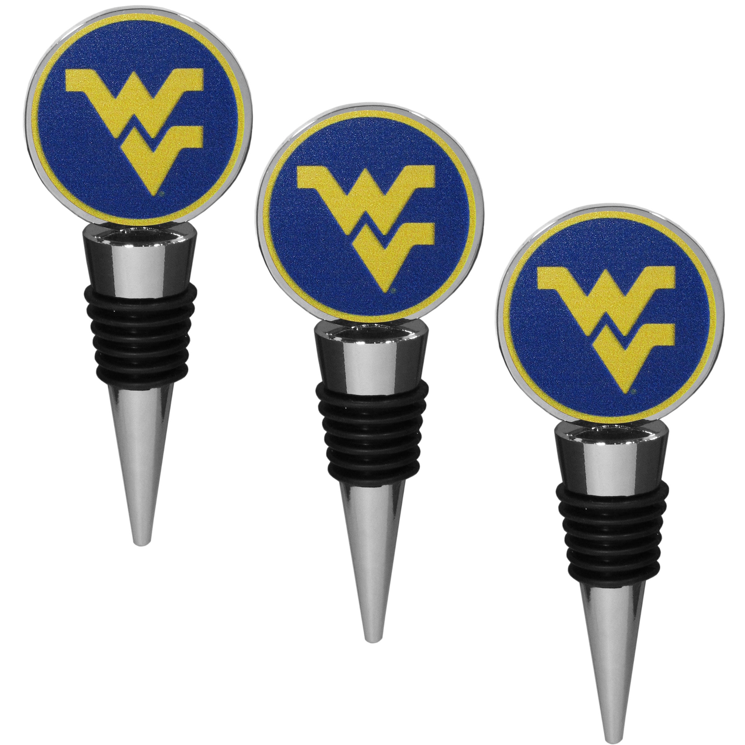 W. Virginia Mountaineers Logo Wine Stopper