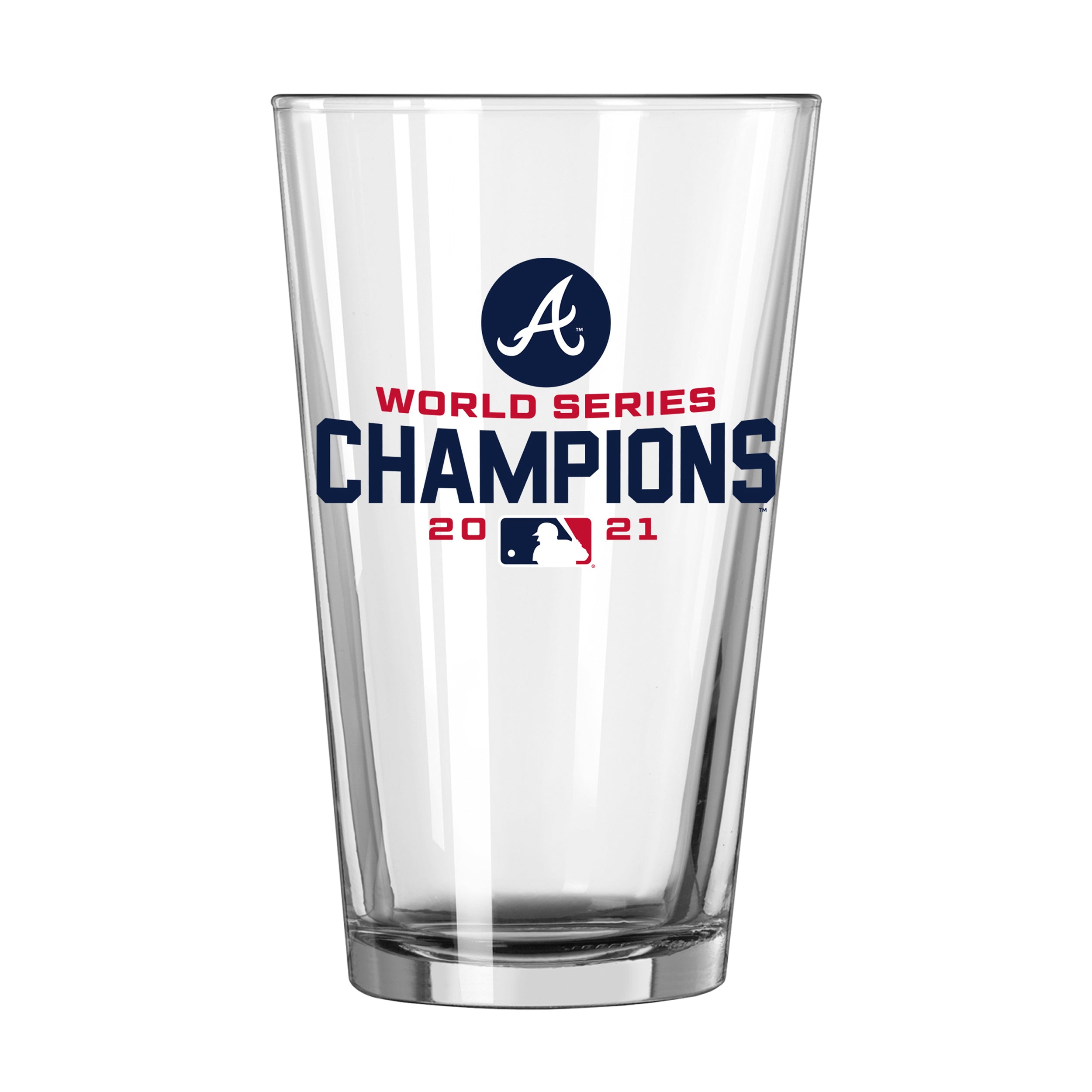 Atlanta Braves 16oz ‘21 World Champs Pint Glass