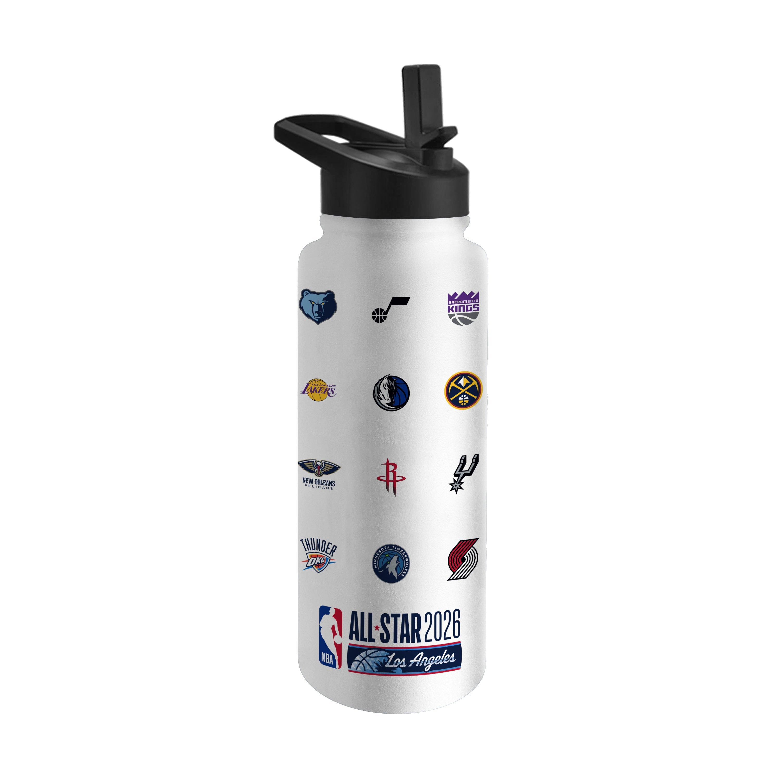 NBA All Star Weekend 2026 All Teams 34oz Quencher Bottle - Sports Gifts, Sports Memorabilia, Sports Collectibles, Fan Shop