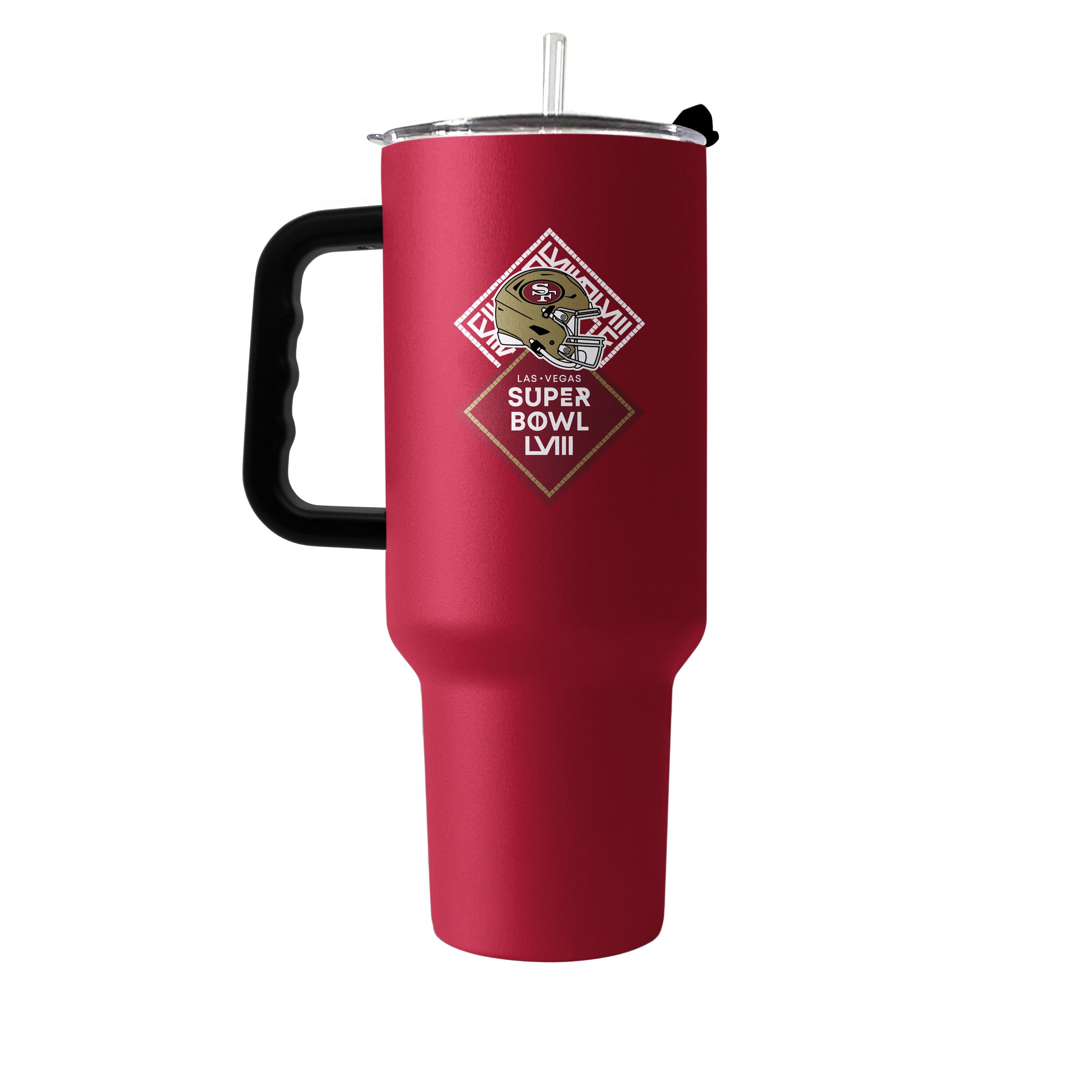 San Francisco 49ers 40oz SB 58 Bound Powder Coat Tumbler