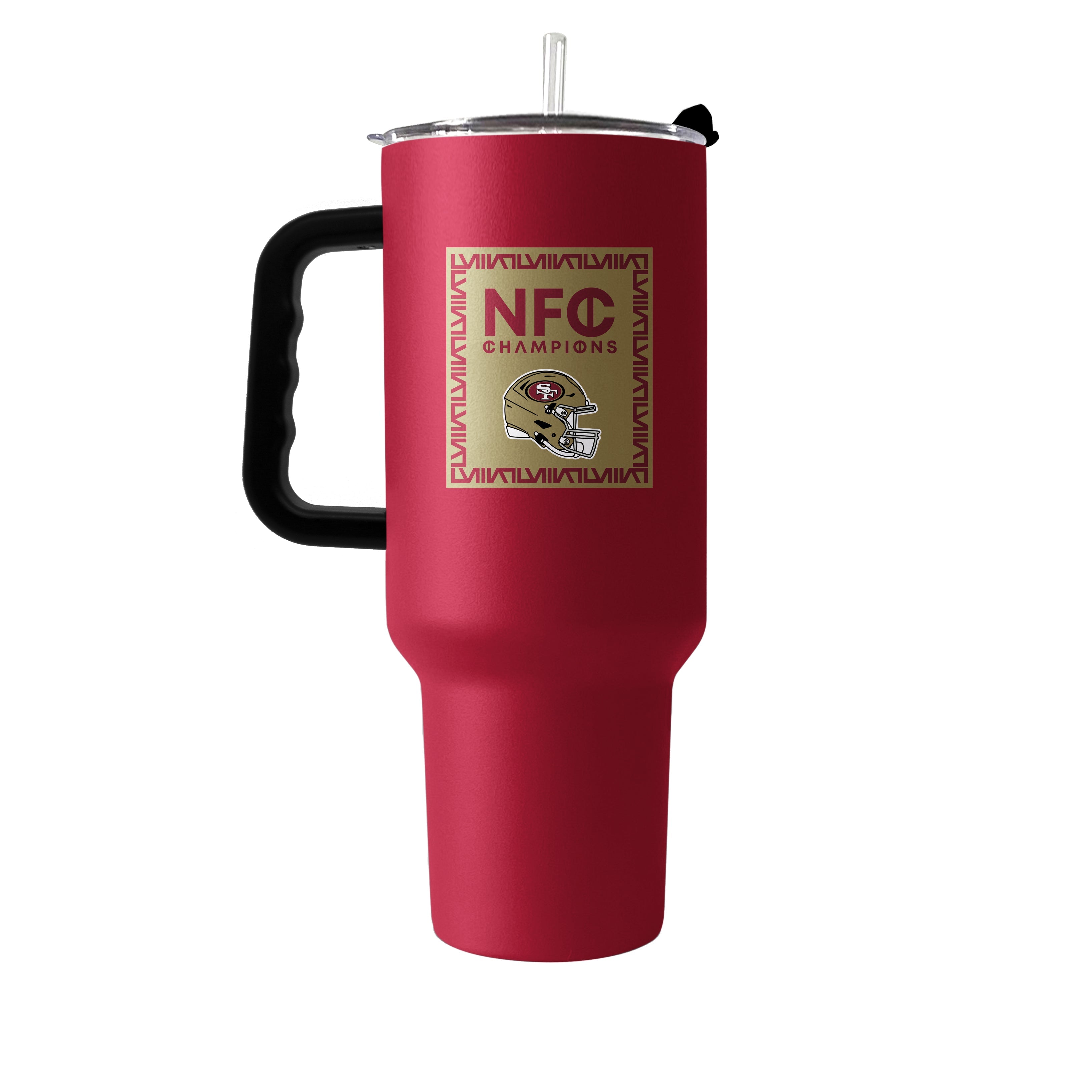 San Francisco 49ers 40oz Conference Champs Powder Coat Tumbler
