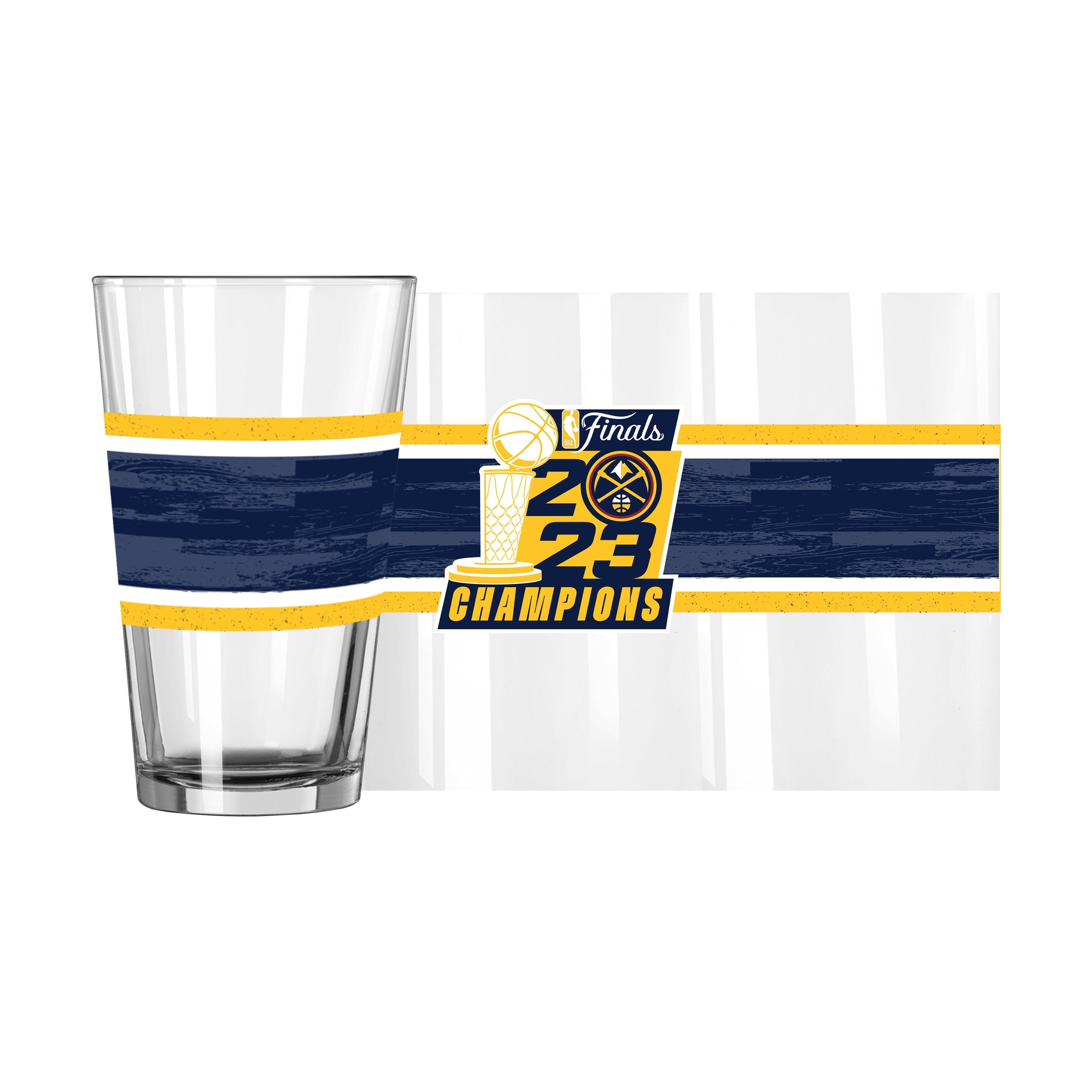 Denver Nuggets 16oz 2023 NBA Finals Champions Pint Glass - Sports Gifts, Sports Memorabilia, Sports Collectibles, Fan Shop