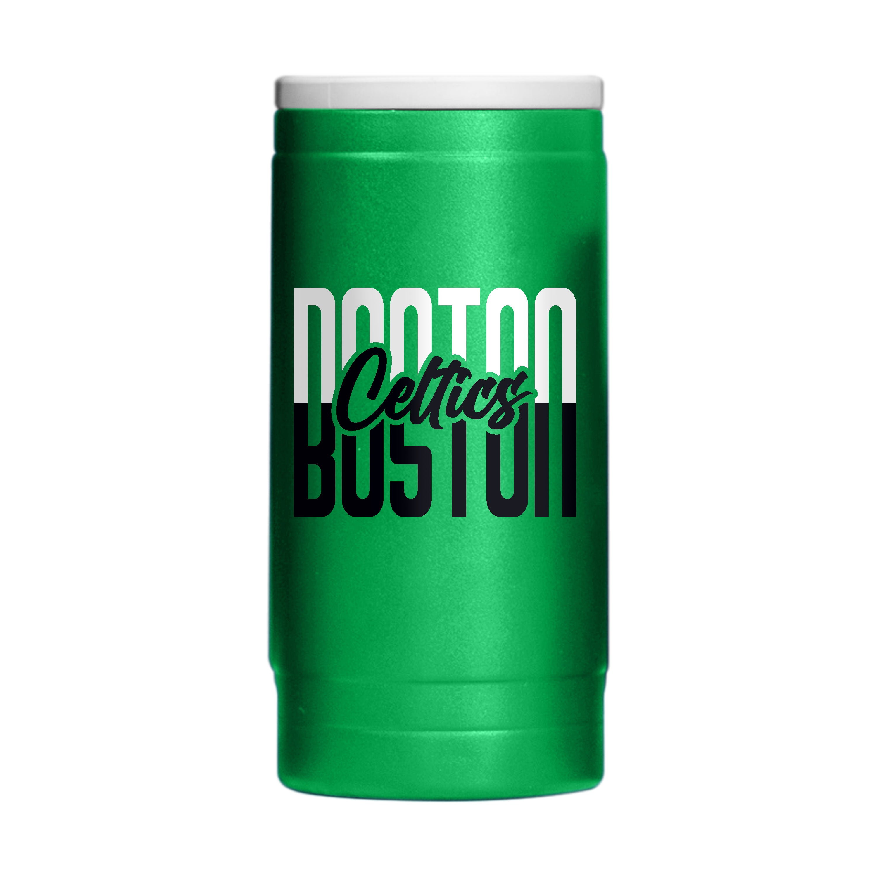 Boston Celtics 12oz 2024 NBA Champions PC Slim Can Coolie - Sports Gifts, Sports Memorabilia, Sports Collectibles, Fan Shop