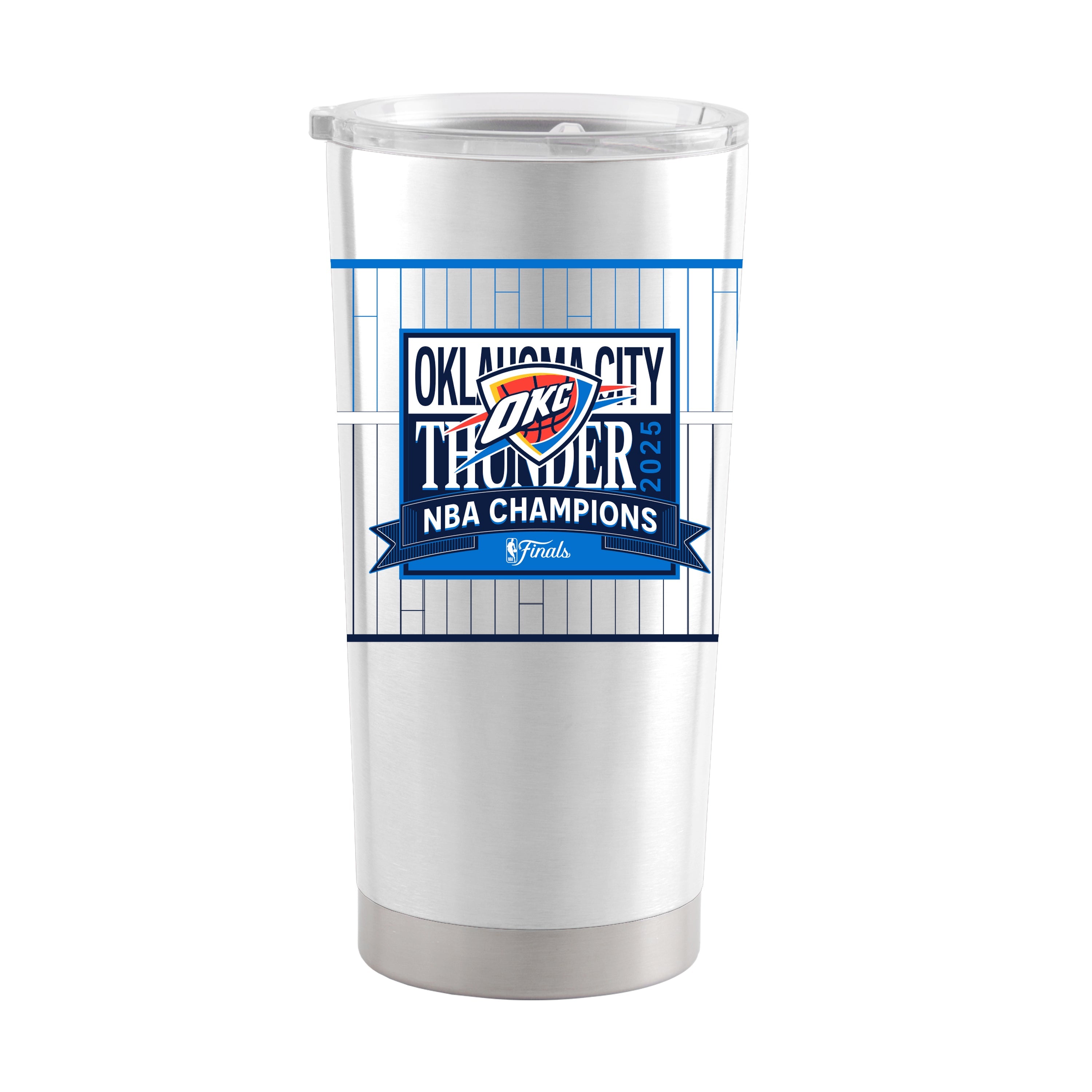 OKC Thunder 2025 NBA Champions 20oz Stainless Tumbler - Sports Gifts, Sports Memorabilia, Sports Collectibles, Fan Shop
