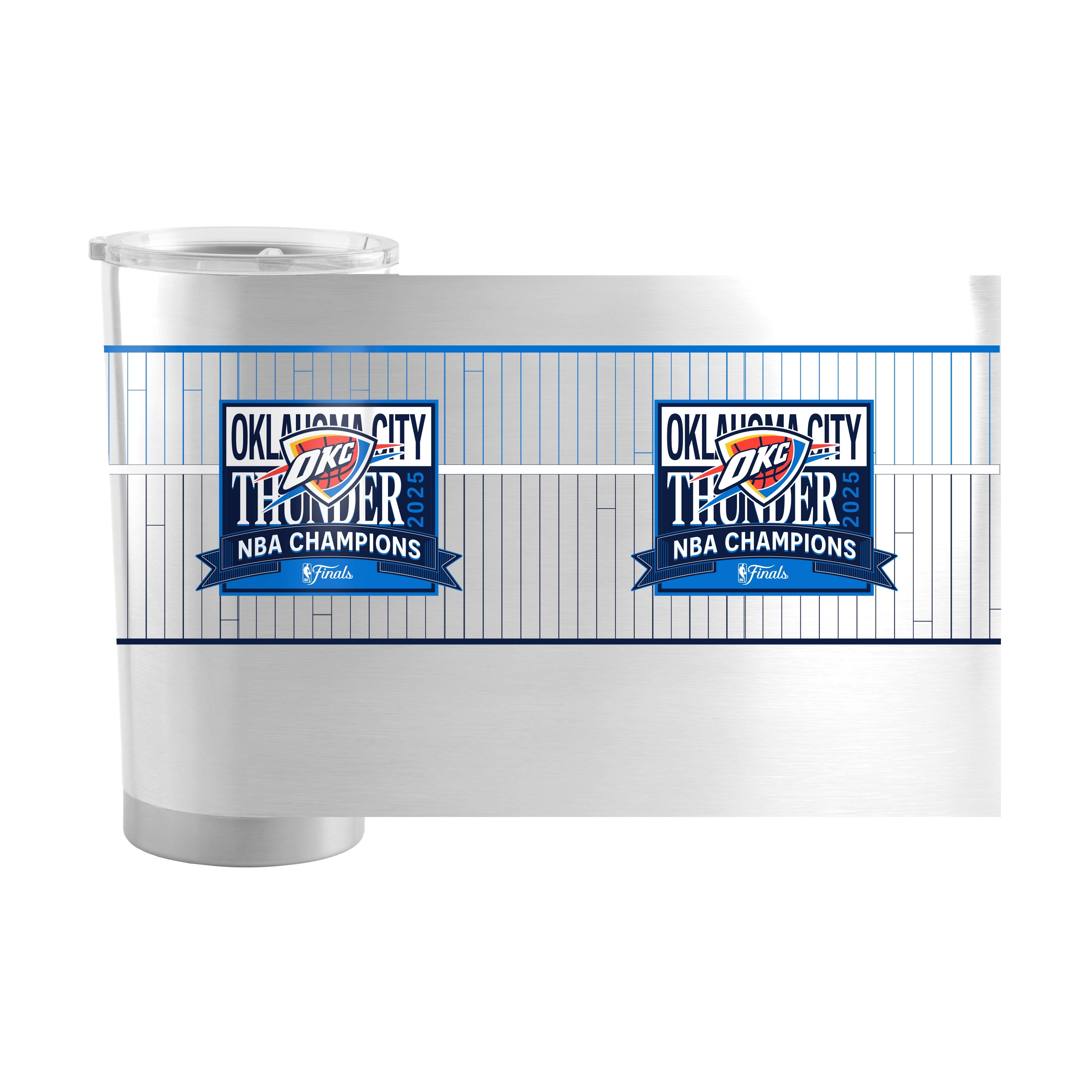 OKC Thunder 2025 NBA Champions 20oz Stainless Tumbler - Sports Gifts, Sports Memorabilia, Sports Collectibles, Fan Shop