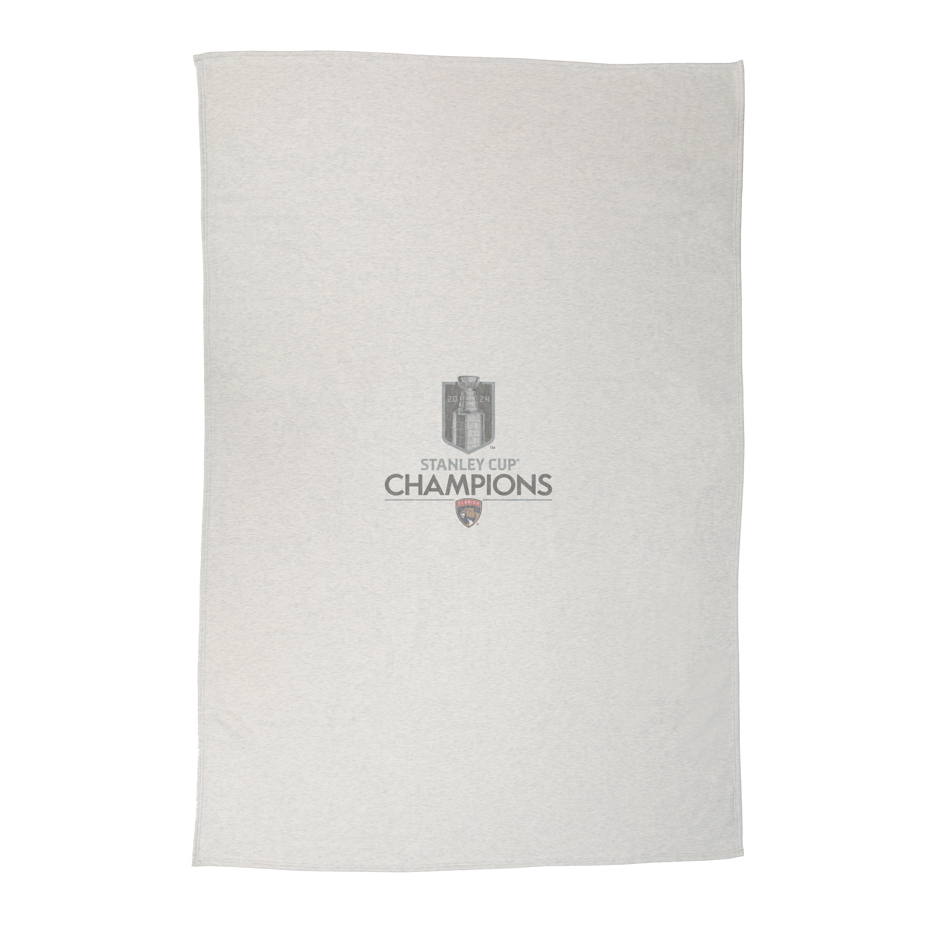 Florida Panthers 2024 NHL Champions Sublimated Sweatshirt Blanket