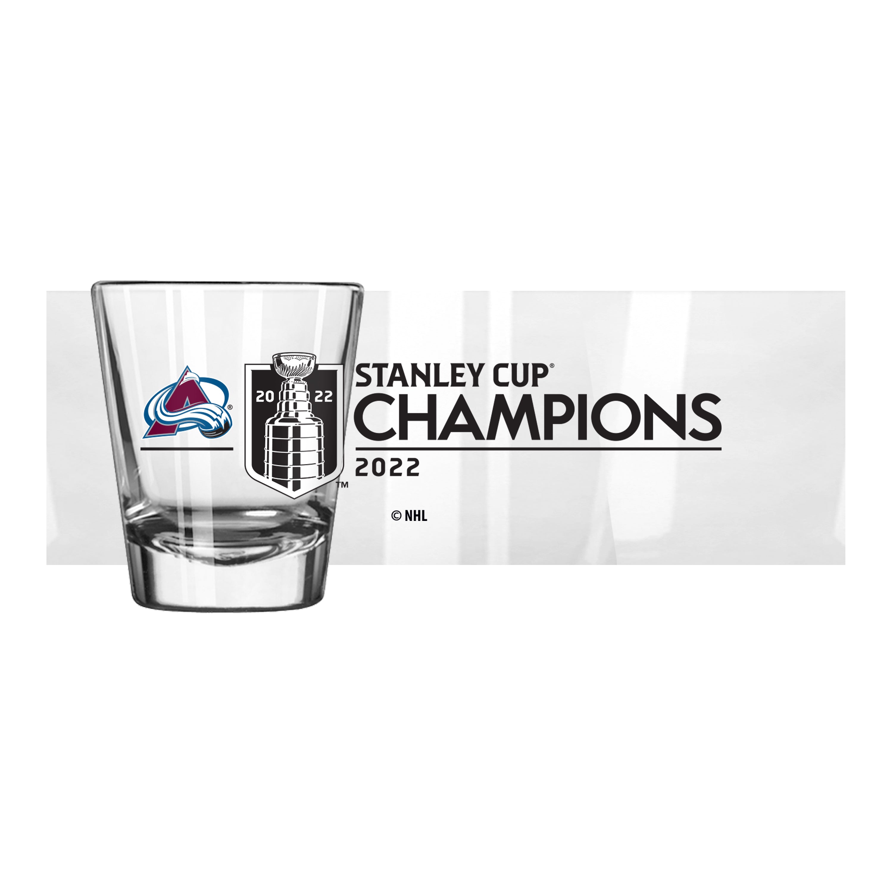 Colorado Avalanche 2oz Stanley Cup Champions Shot Glass - Sports Gifts, Sports Memorabilia, Sports Collectibles, Fan Shop