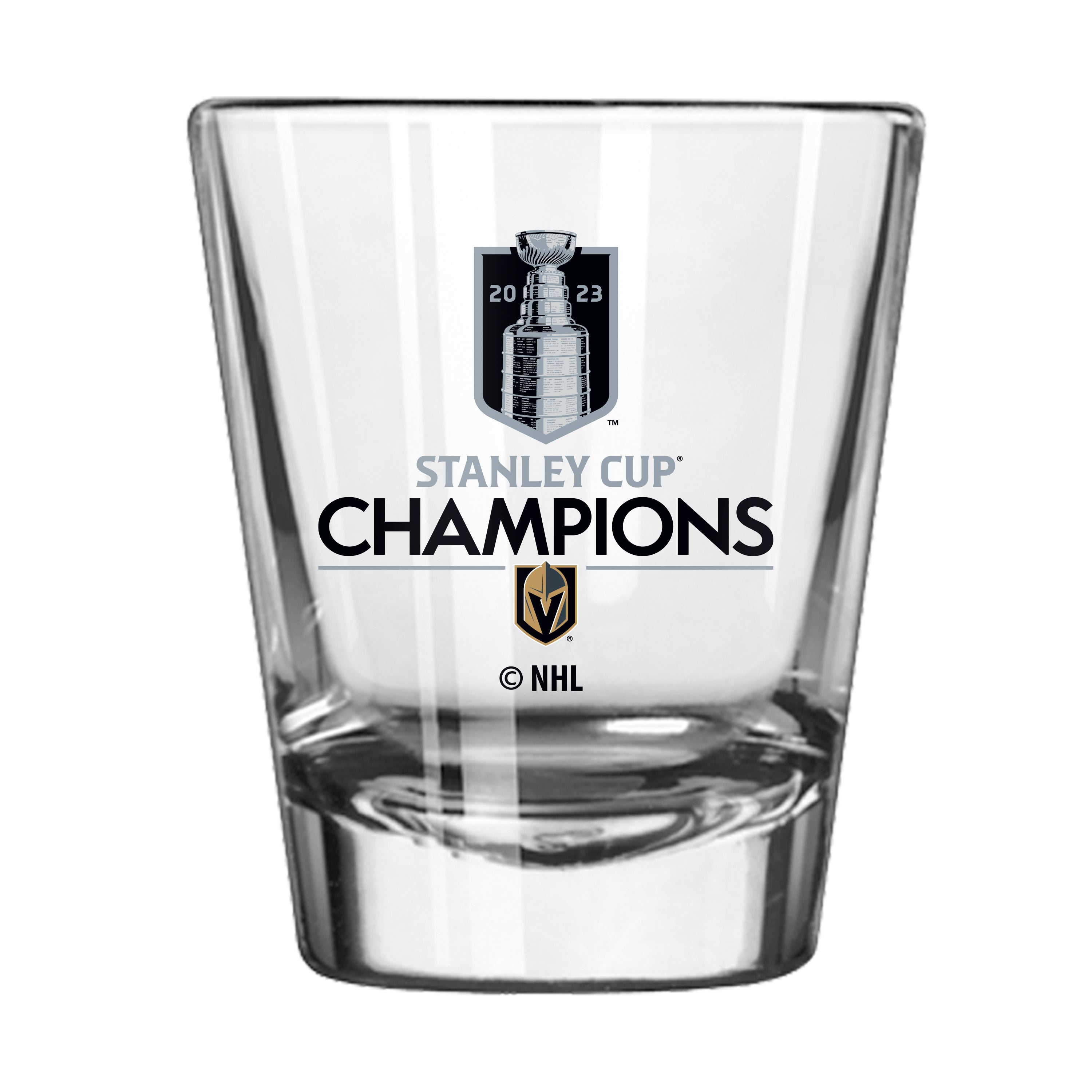 Vegas Golden Knights 2oz 2023 Stanley Cup Champions Shot Glass - Sports Gifts, Sports Memorabilia, Sports Collectibles, Fan Shop