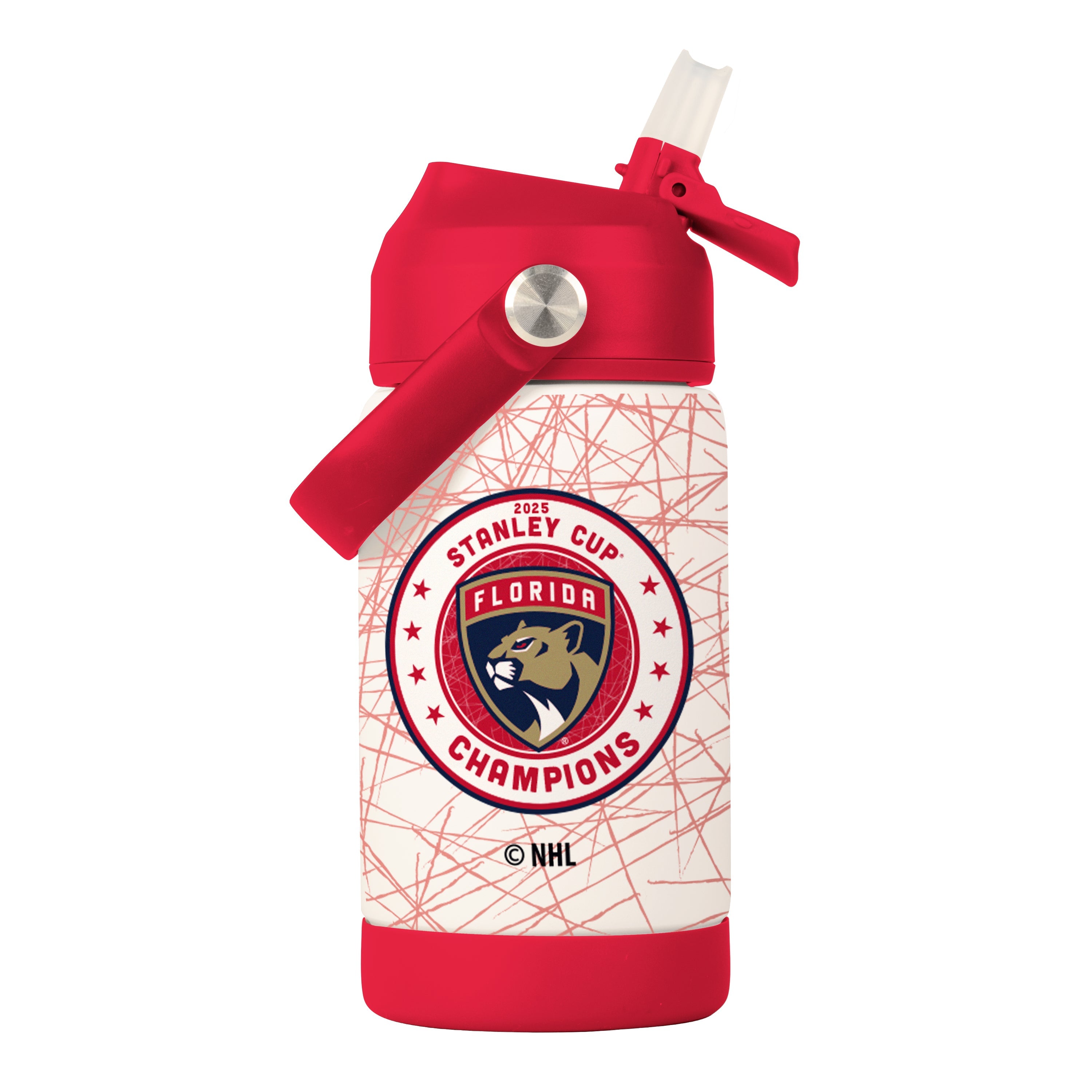 Florida Panthers 2025 Stanley Cup Champions 12oz Kids Bottle