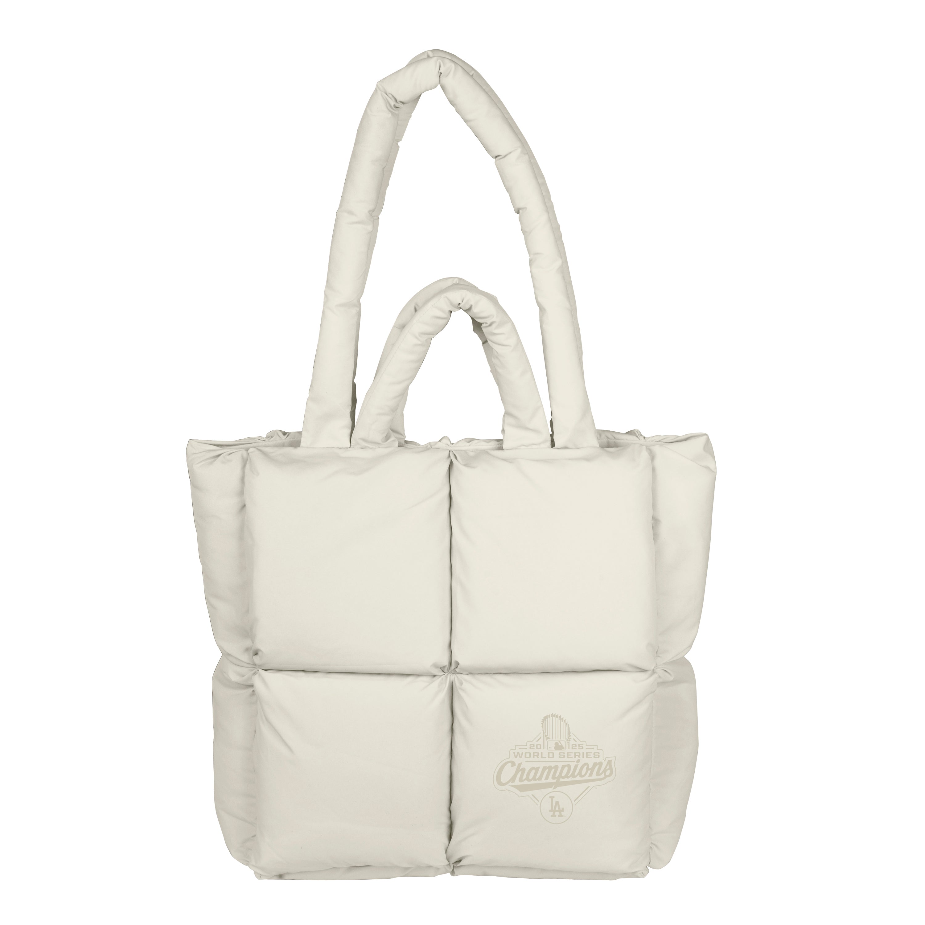 LA Dodgers 2025 World Series Champions Puff Tote