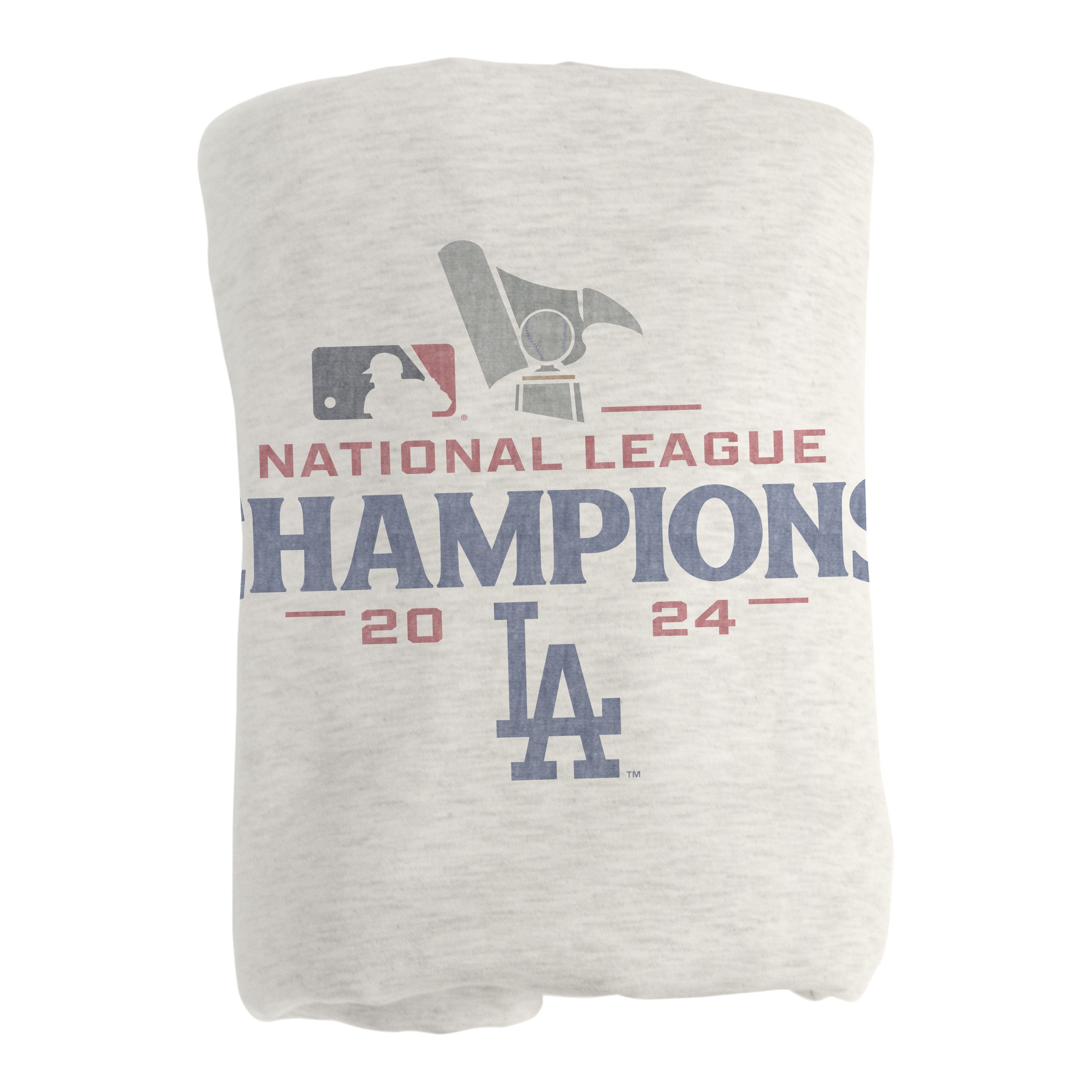 LA Dodgers 2024 National League Champs Sublimated Sweatshirt Blanket - Sports Gifts, Sports Memorabilia, Sports Collectibles, Fan Shop