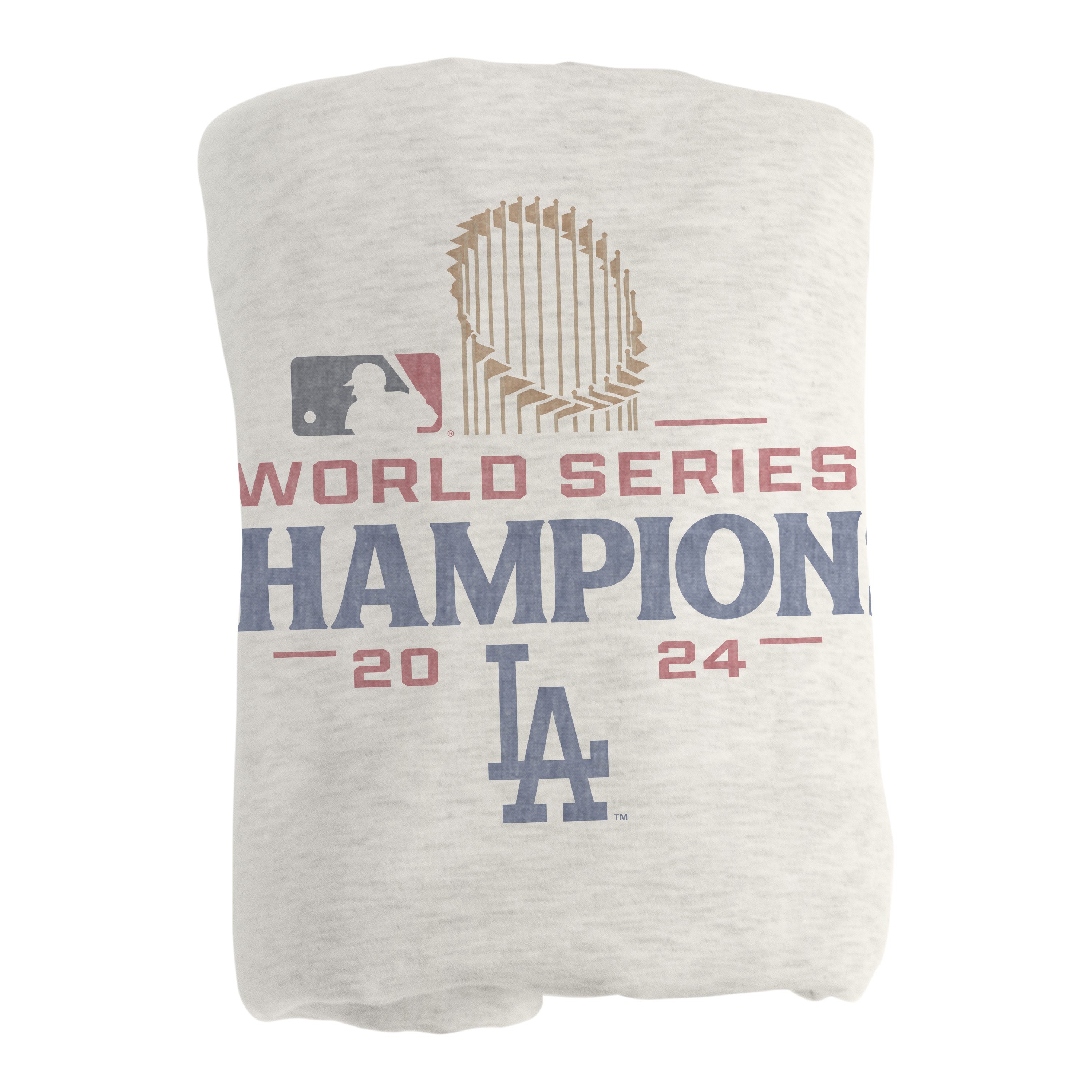 LA Dodgers 2024 World Series Champs Sublimated Sweatshirt Blanket - Sports Gifts, Sports Memorabilia, Sports Collectibles, Fan Shop