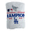 LA Dodgers 2024 National League Champs Athletic Gray Sublimated Sweatshirt Blanket - Sports Gifts, Sports Memorabilia, Sports Collectibles, Fan Shop