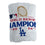 LA Dodgers 2024 World Series Champs Athletic Gray Sublimated Sweatshirt Blanket - Sports Gifts, Sports Memorabilia, Sports Collectibles, Fan Shop