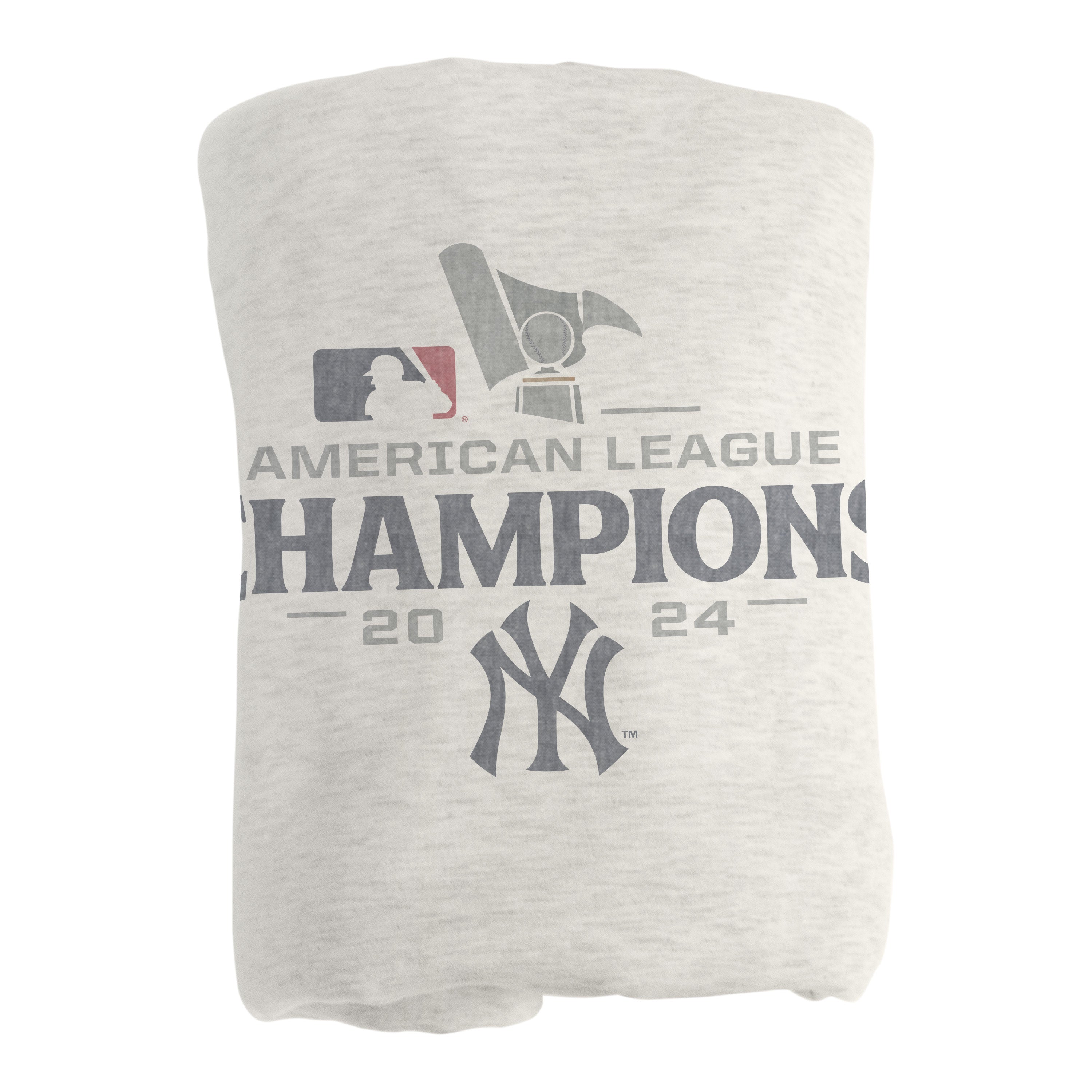NY Yankees 2024 American League Champs Sublimated Sweatshirt Blanket - Sports Gifts, Sports Memorabilia, Sports Collectibles, Fan Shop