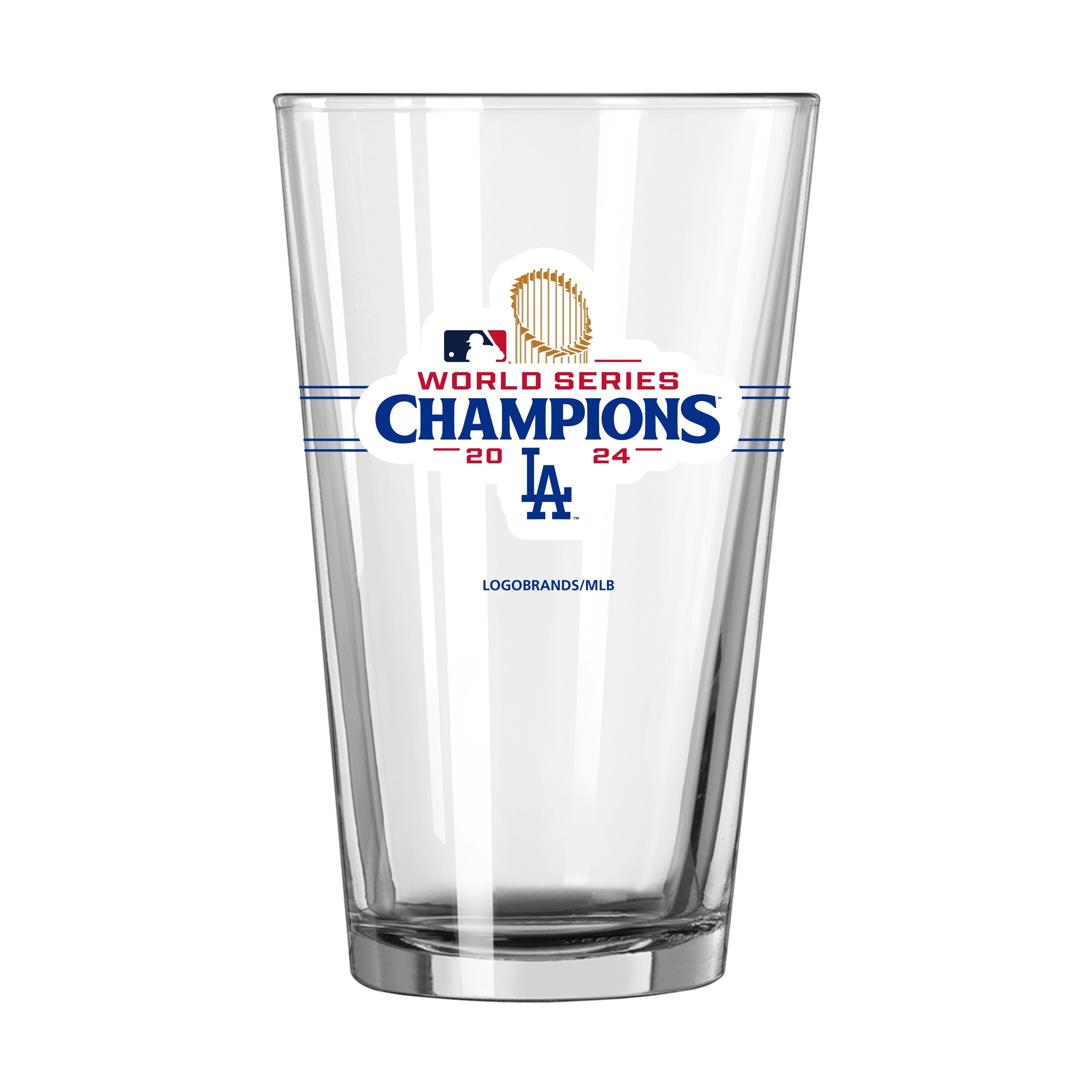 LA Dodgers 2024 World Series Champs 16oz Pint Glass