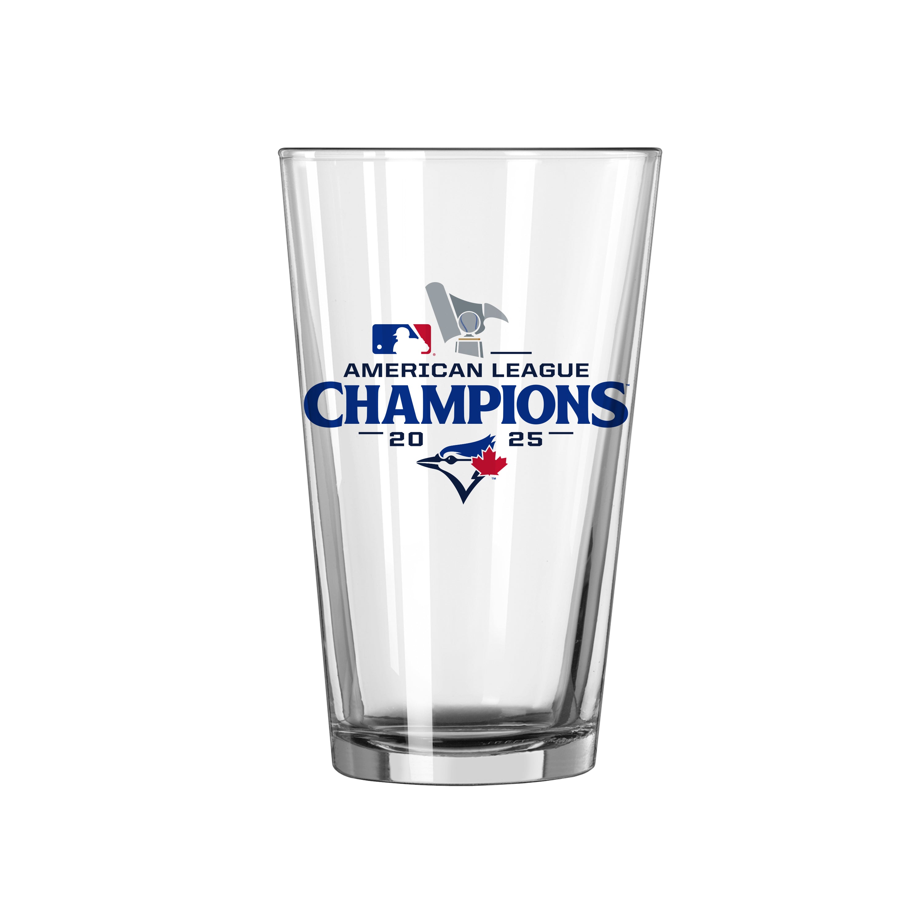 Toronto Blue Jays 2025 American League Champs 16oz Pint Glass
