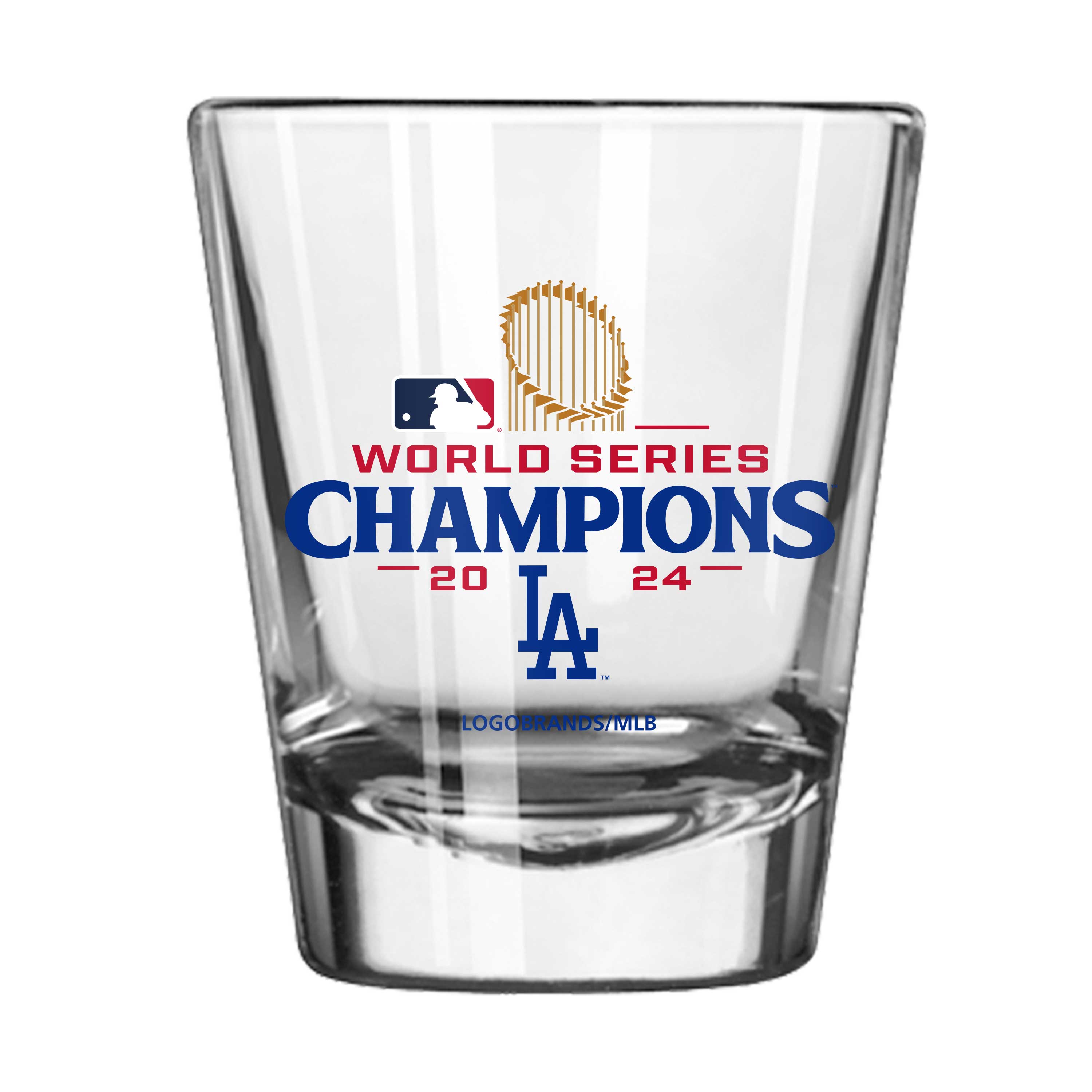LA Dodgers 2024 World Series Champs 2oz Repeat Shot Glass