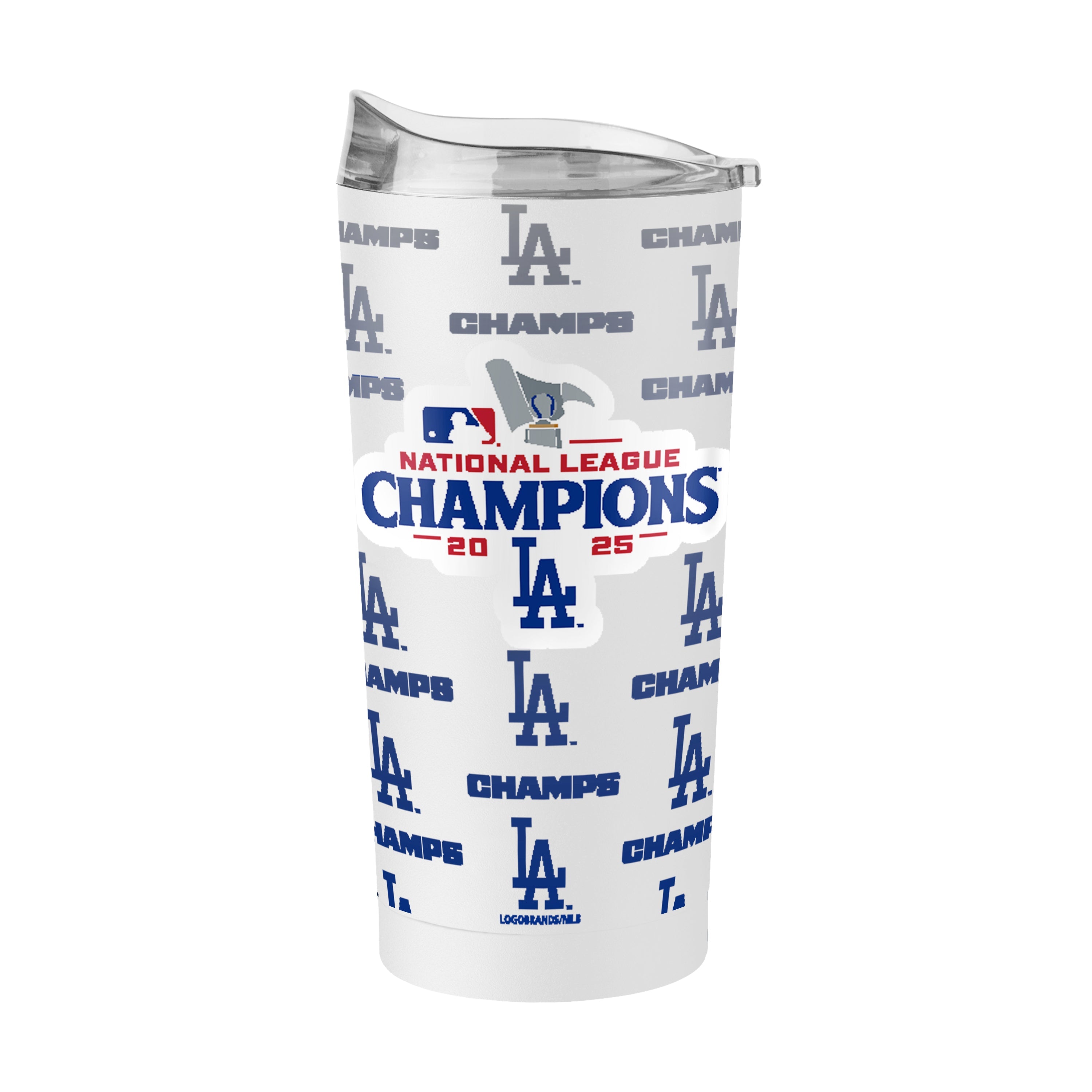 LA Dodgers 2025 National League Champs 20oz PC Tumbler