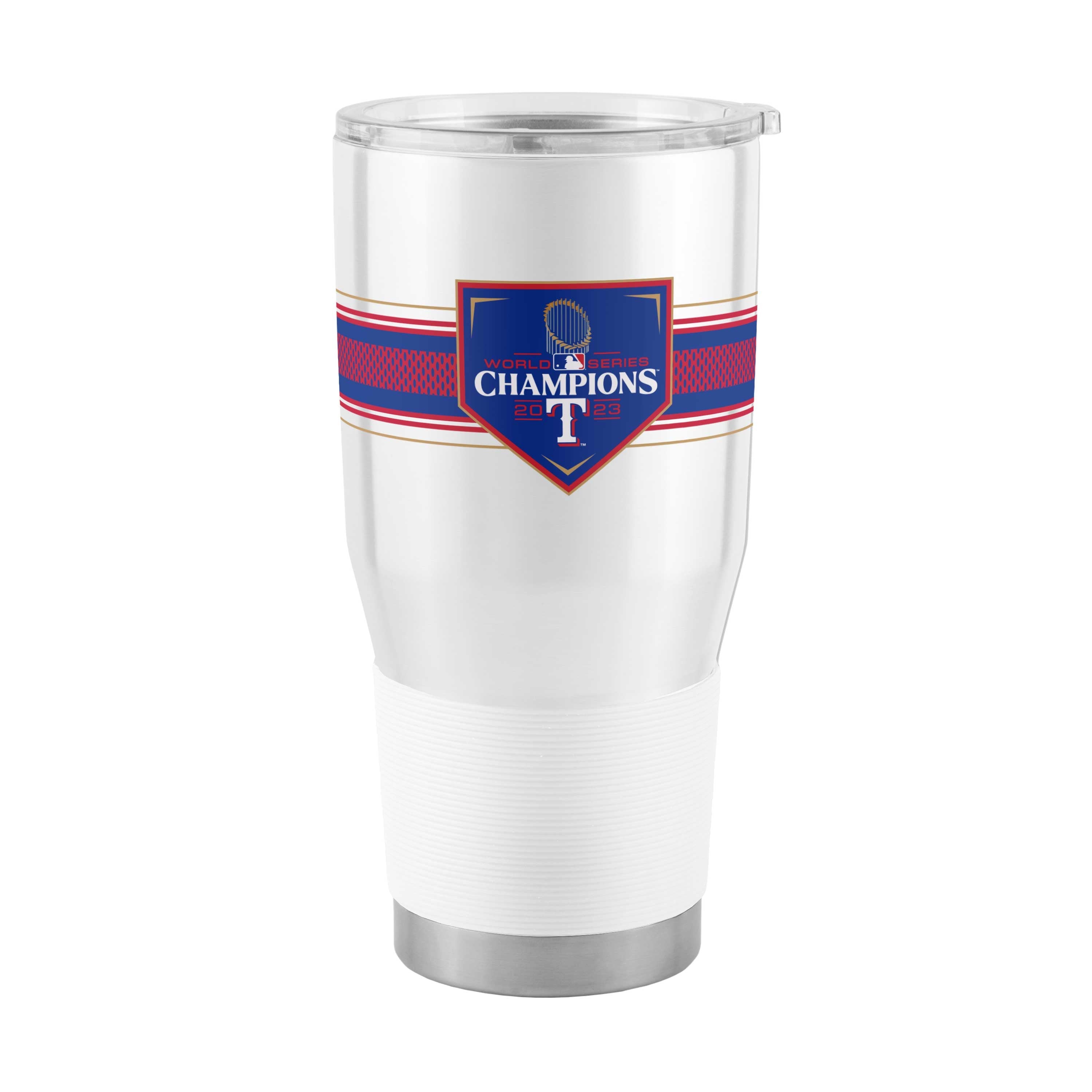 Texas Rangers 30oz 2023 World Series Champions Stainless Tumbler - Sports Gifts, Sports Memorabilia, Sports Collectibles, Fan Shop