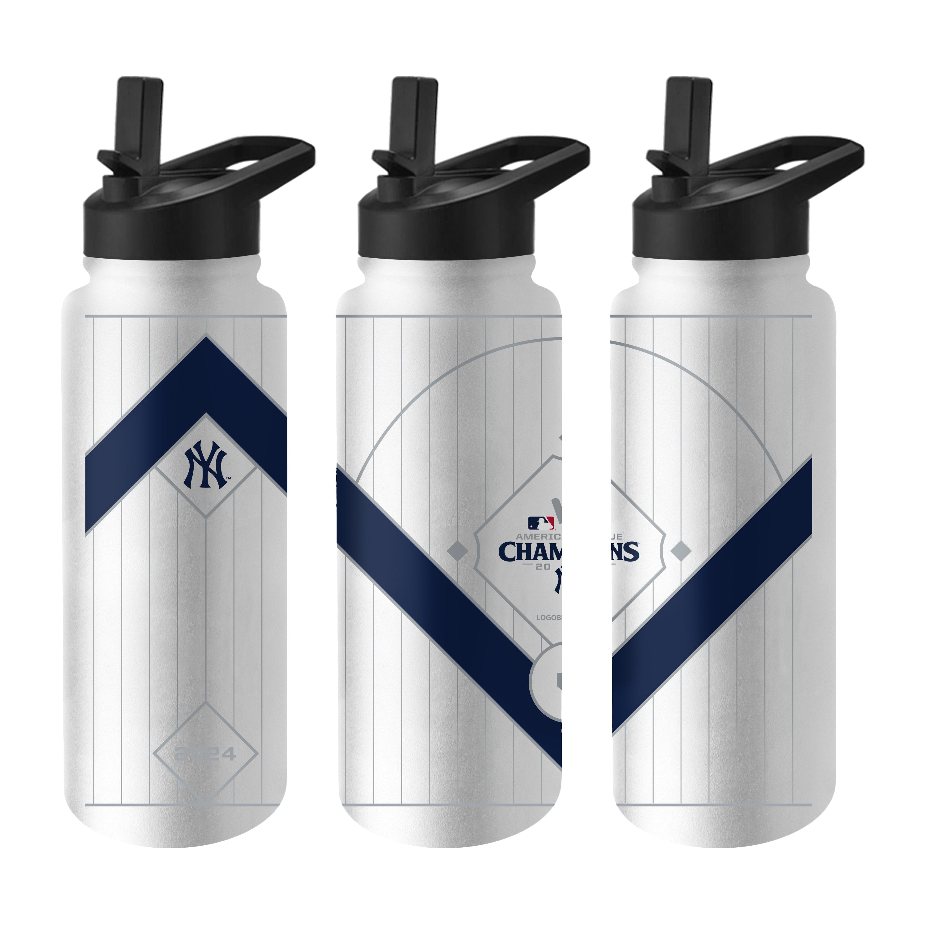 NY Yankees 2024 American League Champs 34oz Quencher Bottle - Sports Gifts, Sports Memorabilia, Sports Collectibles, Fan Shop